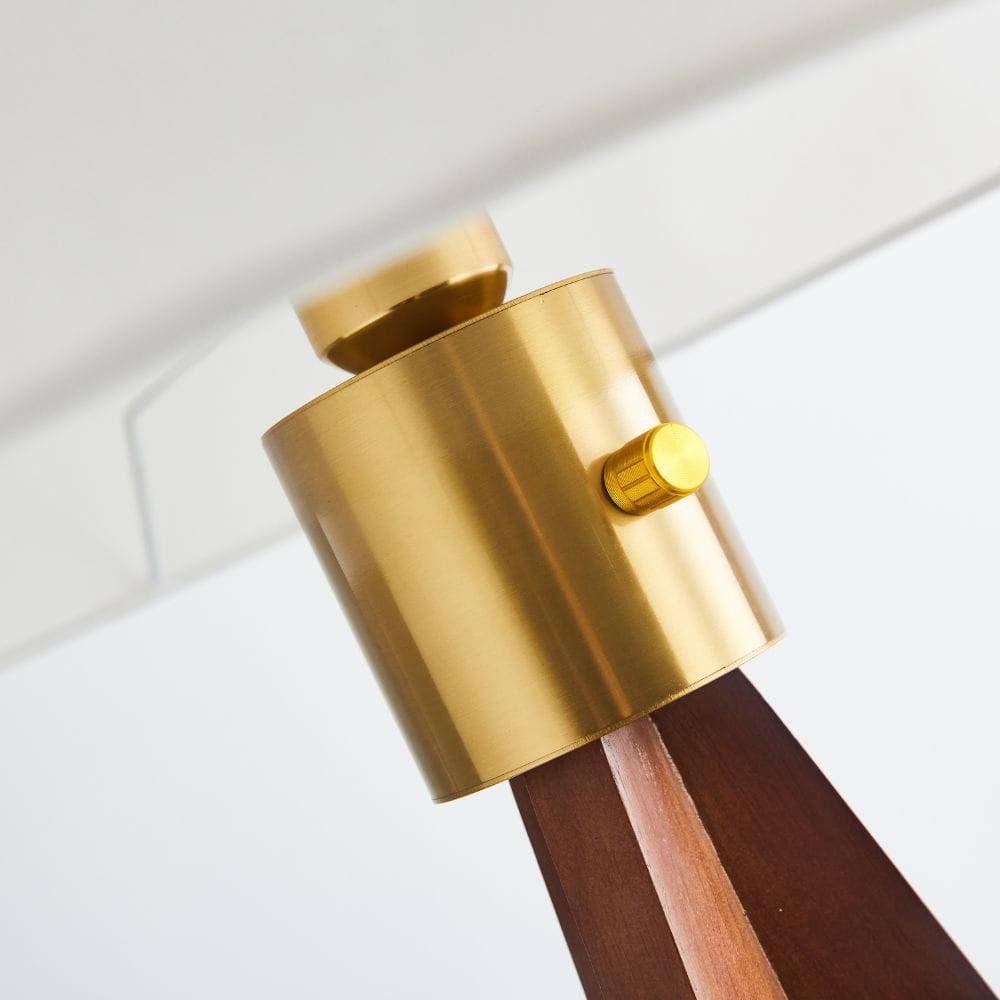 As Is - Gem Wooden Tripod Floor Lamp Cy-Ltd-1000 - DISPLAY ITEM - ebarza Furniture UAE | Shop Modern Furniture in Abu Dhabi & Dubai - مفروشات ايبازرا في الامارات | تسوق اثاث عصري وديكورات مميزة في دبي وابوظبي