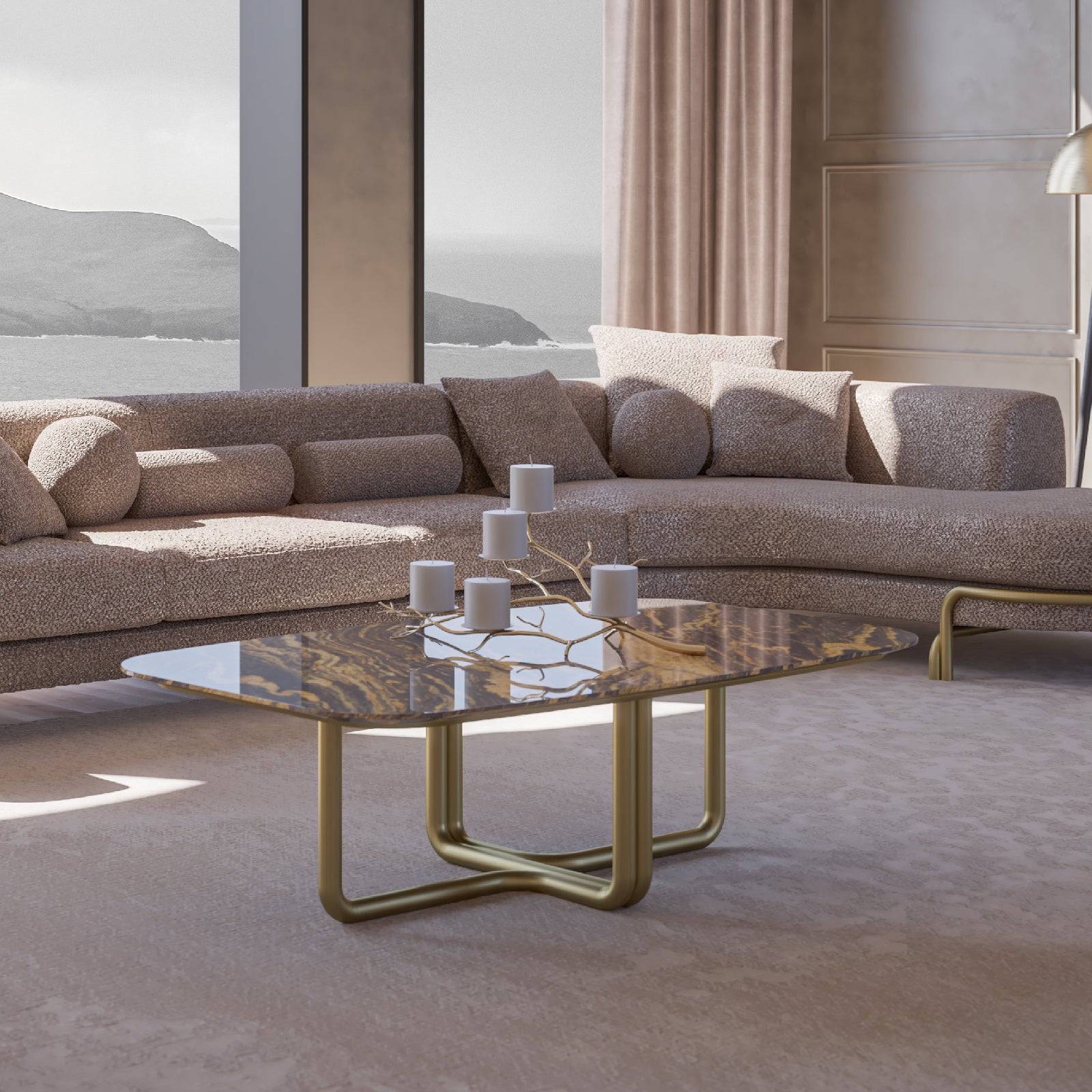 Giallo Center Table Giloct-049 - Coffee Tables - ebarza Furniture UAE | Shop Modern Furniture in Abu Dhabi & Dubai - مفروشات ايبازرا في الامارات | تسوق اثاث عصري وديكورات مميزة في دبي وابوظبي