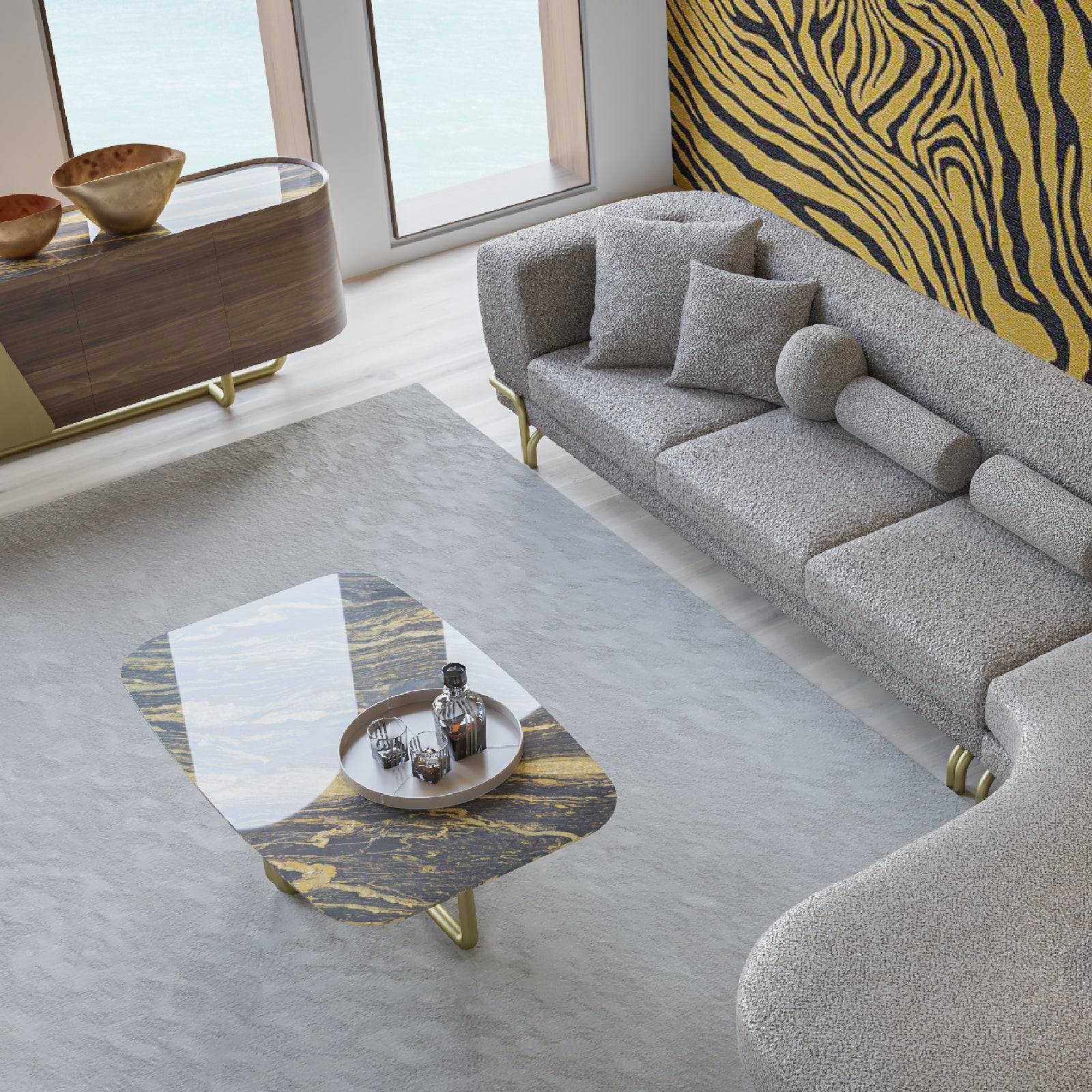 Giallo Center Table Giloct-049 -  Coffee Tables - ebarza Furniture UAE | Shop Modern Furniture in Abu Dhabi & Dubai - مفروشات ايبازرا في الامارات | تسوق اثاث عصري وديكورات مميزة في دبي وابوظبي