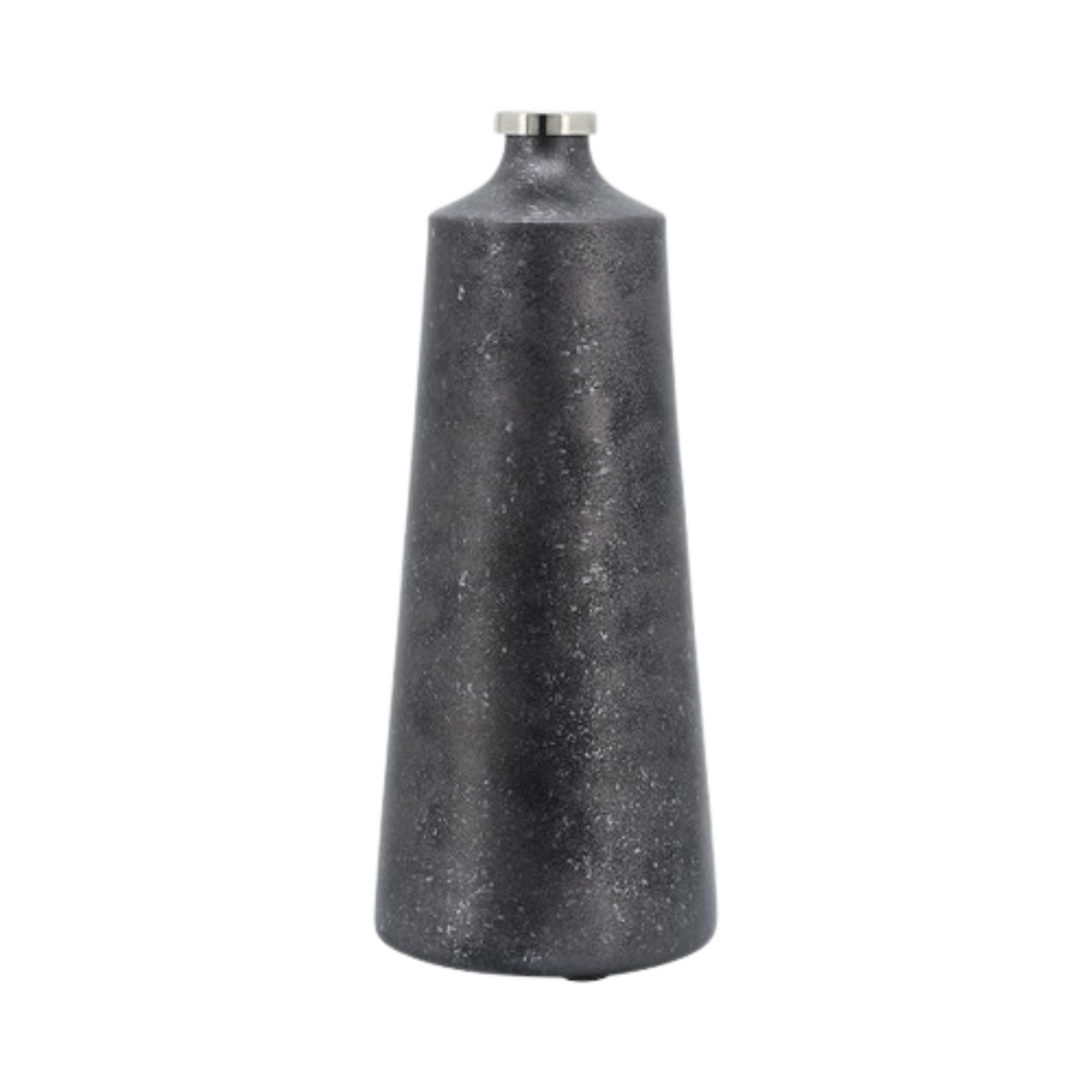 Glass Vase With Ring 15534-05 - Vases - ebarza Furniture UAE | Shop Modern Furniture in Abu Dhabi & Dubai - مفروشات ايبازرا في الامارات | تسوق اثاث عصري وديكورات مميزة في دبي وابوظبي