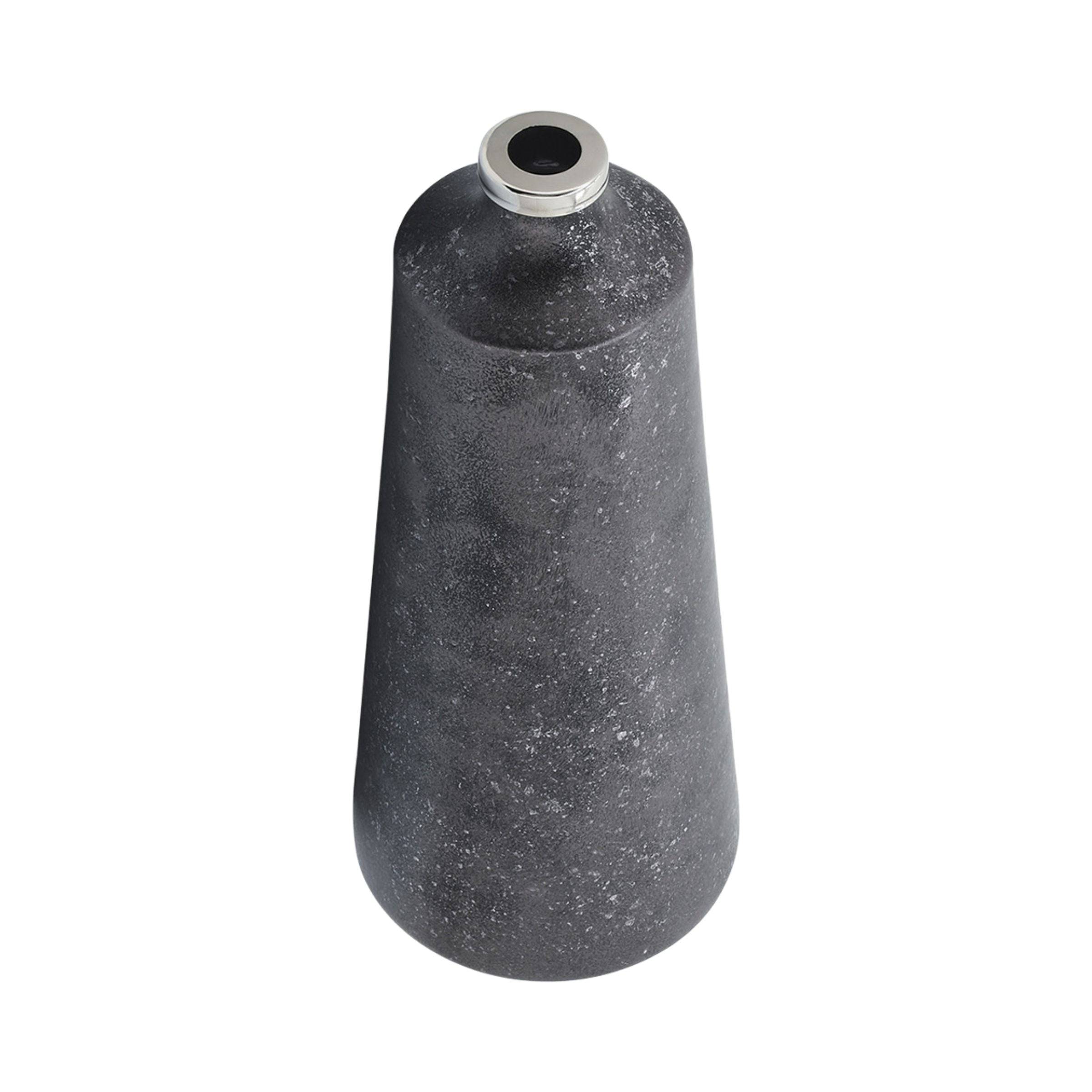 Glass Vase With Ring 15534-05 - Vases - ebarza Furniture UAE | Shop Modern Furniture in Abu Dhabi & Dubai - مفروشات ايبازرا في الامارات | تسوق اثاث عصري وديكورات مميزة في دبي وابوظبي