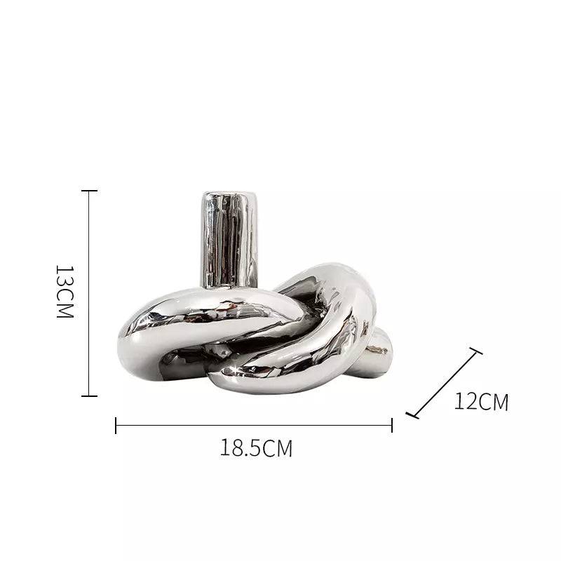 Gold Ceramic Bud Vase Fa-D21101D -  Home Decor Figurines - ebarza Furniture UAE | Shop Modern Furniture in Abu Dhabi & Dubai - مفروشات ايبازرا في الامارات | تسوق اثاث عصري وديكورات مميزة في دبي وابوظبي