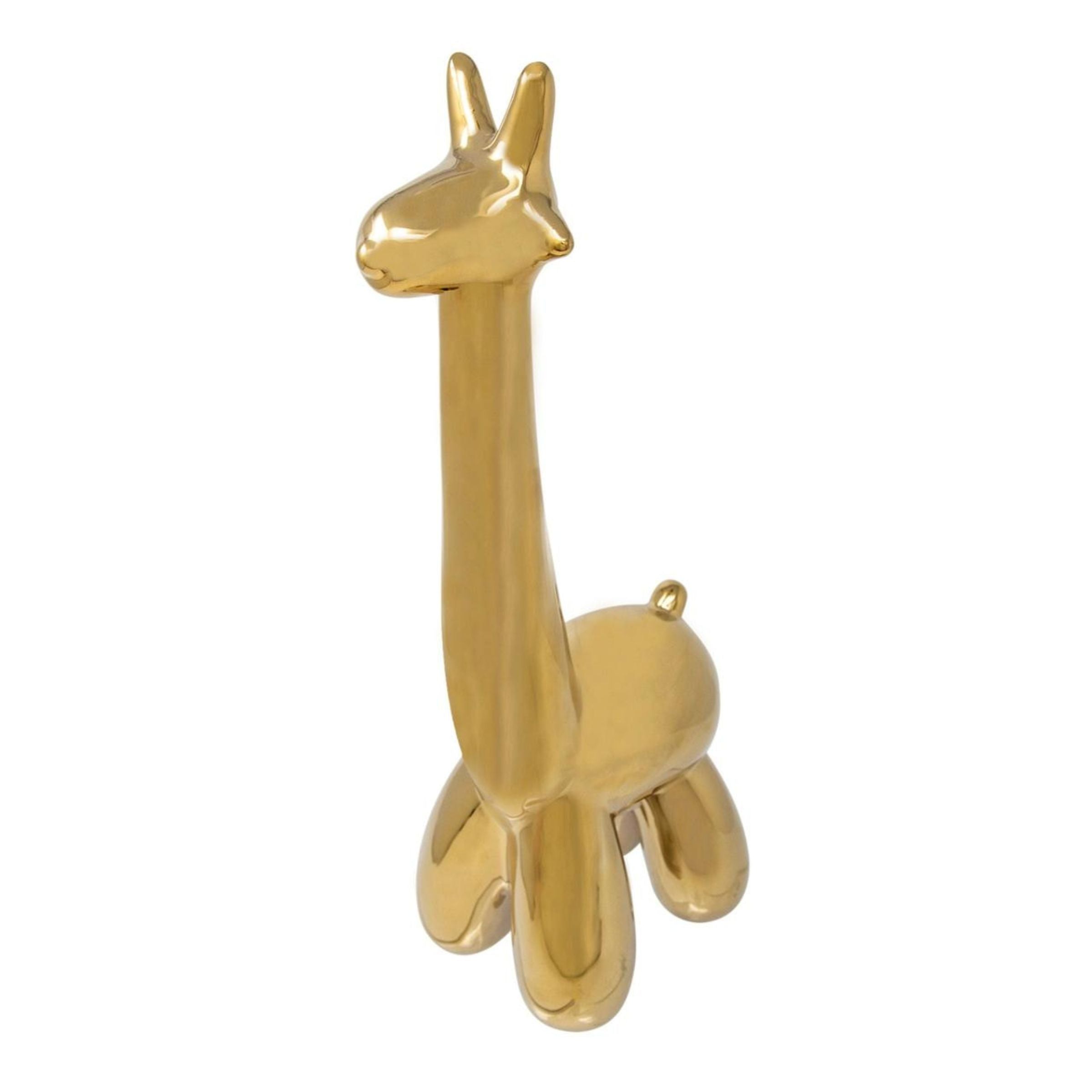 Gold Giraffe Balloon Animal 13655-01 -  Home Decor Figurines - ebarza Furniture UAE | Shop Modern Furniture in Abu Dhabi & Dubai - مفروشات ايبازرا في الامارات | تسوق اثاث عصري وديكورات مميزة في دبي وابوظبي