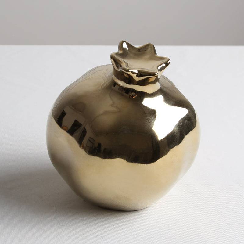 Golden Pomegranate Décor Fl-D406 - Home Decor Figurines - ebarza Furniture UAE | Shop Modern Furniture in Abu Dhabi & Dubai - مفروشات ايبازرا في الامارات | تسوق اثاث عصري وديكورات مميزة في دبي وابوظبي