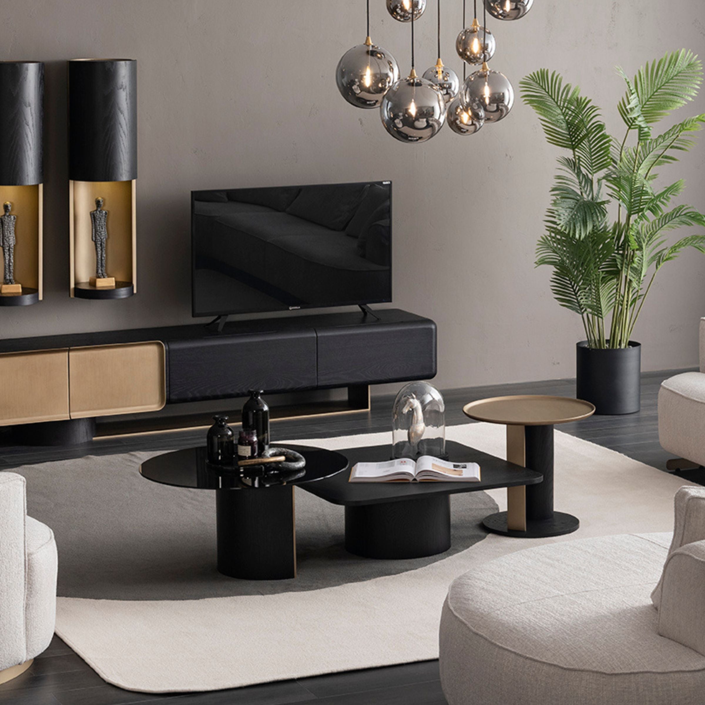 Grande Side Table ORXGRND-ST55 - Side Tables - ebarza Furniture UAE | Shop Modern Furniture in Abu Dhabi & Dubai - مفروشات ايبازرا في الامارات | تسوق اثاث عصري وديكورات مميزة في دبي وابوظبي