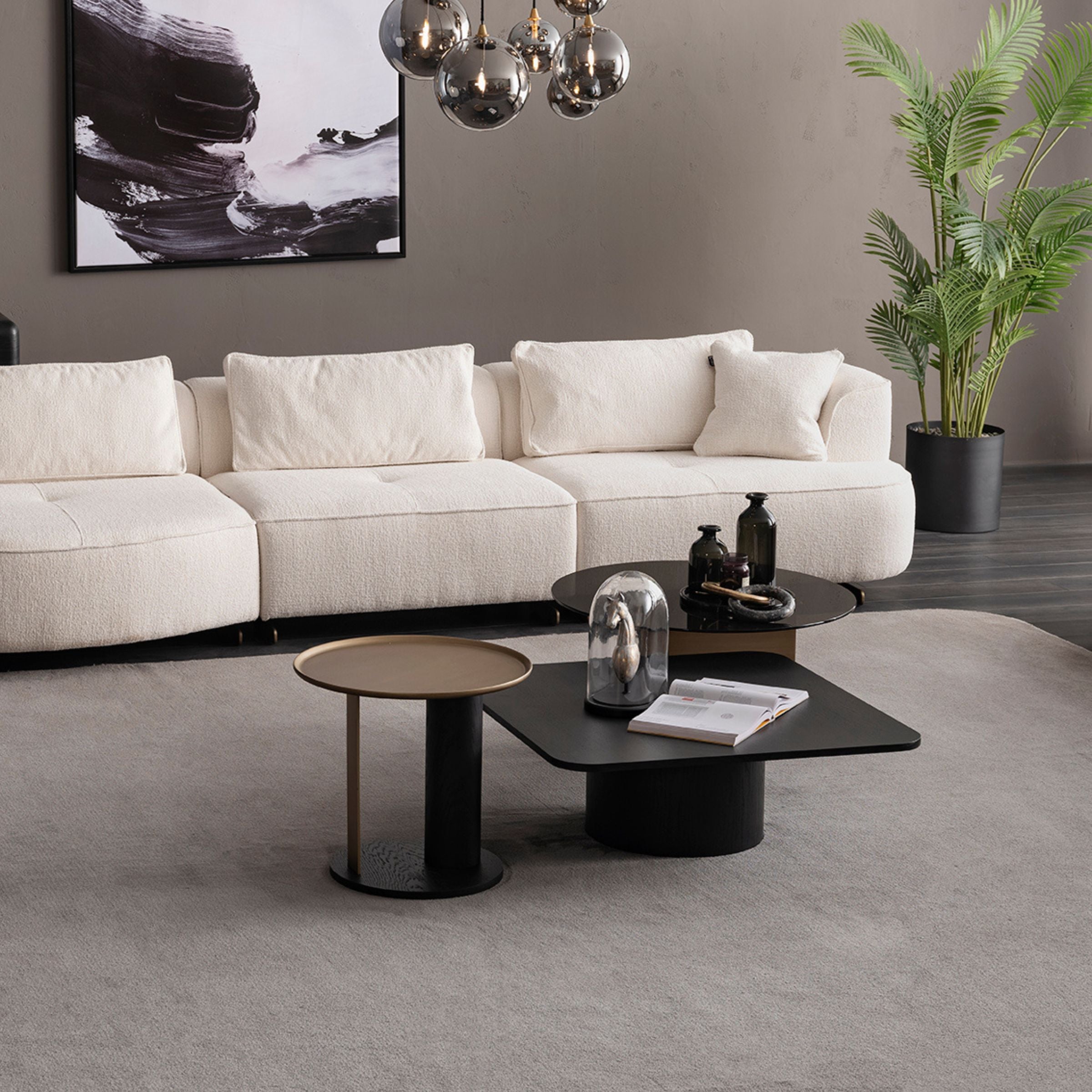 Grande Side Table ORXGRND-ST55 - Side Tables - ebarza Furniture UAE | Shop Modern Furniture in Abu Dhabi & Dubai - مفروشات ايبازرا في الامارات | تسوق اثاث عصري وديكورات مميزة في دبي وابوظبي