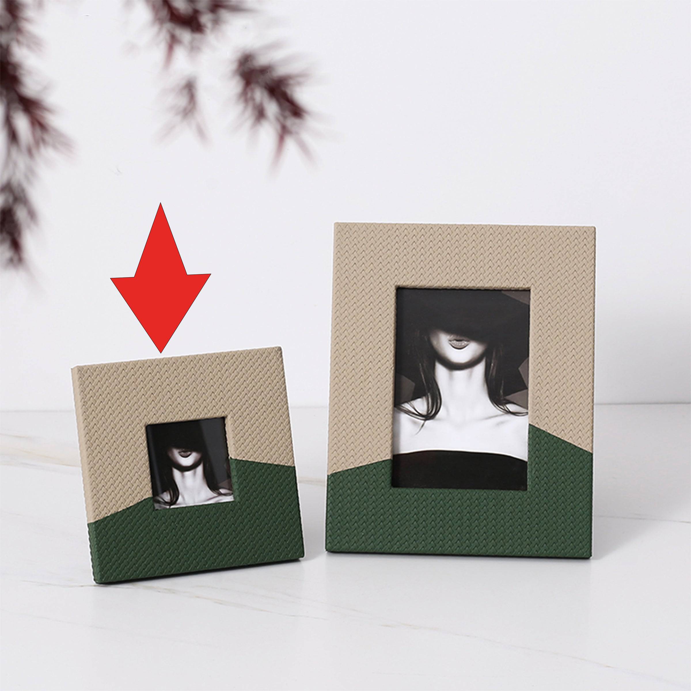 Gray & Green Photo Frame-B Fb-Pg2145D - Photo Frames - ebarza Furniture UAE | Shop Modern Furniture in Abu Dhabi & Dubai - مفروشات ايبازرا في الامارات | تسوق اثاث عصري وديكورات مميزة في دبي وابوظبي