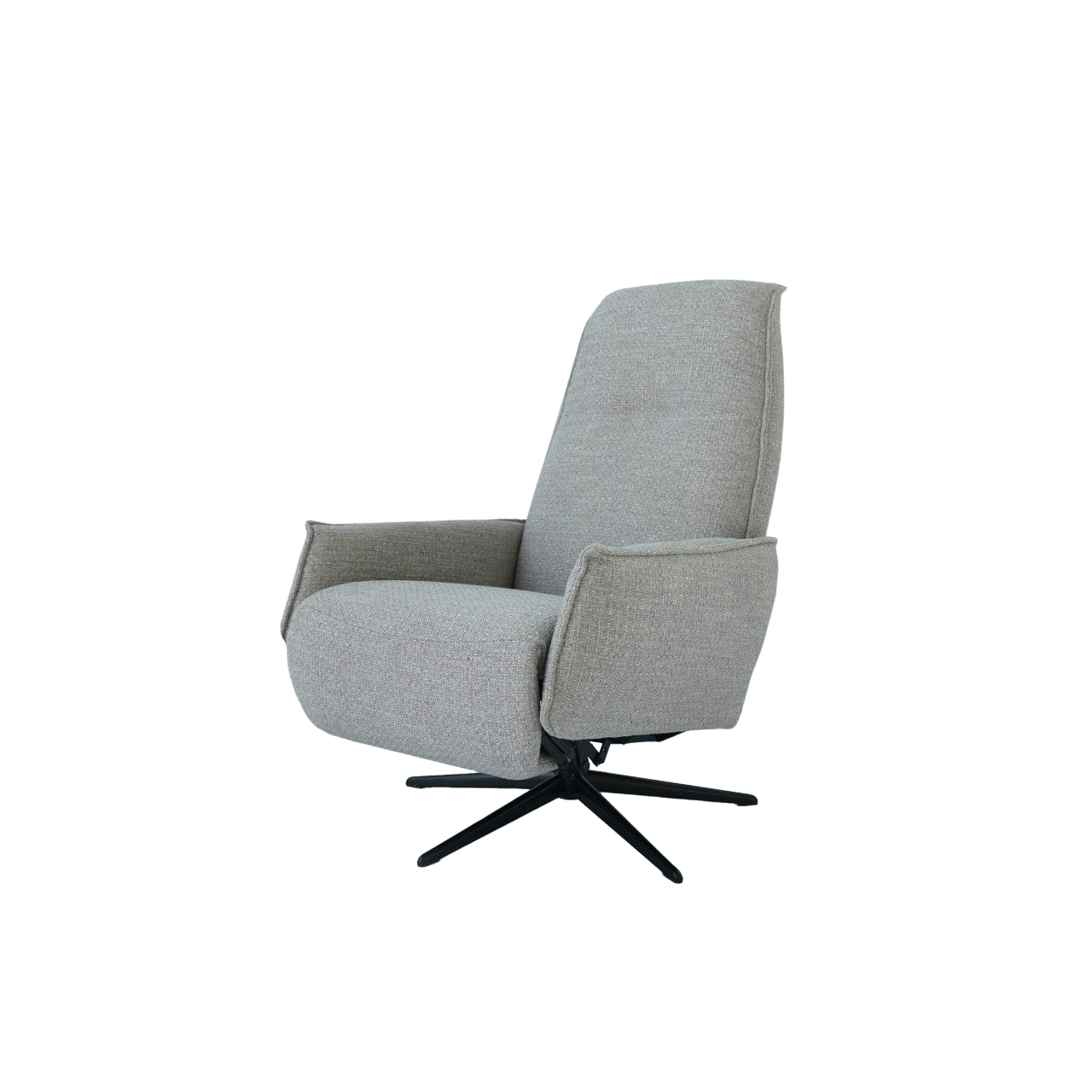 Gray Swivel and Recliner Lounge Chair SL-HJ8049 - Lounge Chairs - ebarza Furniture UAE | Shop Modern Furniture in Abu Dhabi & Dubai - مفروشات ايبازرا في الامارات | تسوق اثاث عصري وديكورات مميزة في دبي وابوظبي