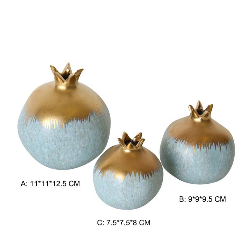 Green Pomegranate Decoration-C Fa-D1972C - Home Decor Figurines - ebarza Furniture UAE | Shop Modern Furniture in Abu Dhabi & Dubai - مفروشات ايبازرا في الامارات | تسوق اثاث عصري وديكورات مميزة في دبي وابوظبي