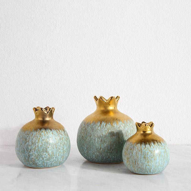 Green Pomegranate Decoration-C Fa-D1972C - Home Decor Figurines - ebarza Furniture UAE | Shop Modern Furniture in Abu Dhabi & Dubai - مفروشات ايبازرا في الامارات | تسوق اثاث عصري وديكورات مميزة في دبي وابوظبي