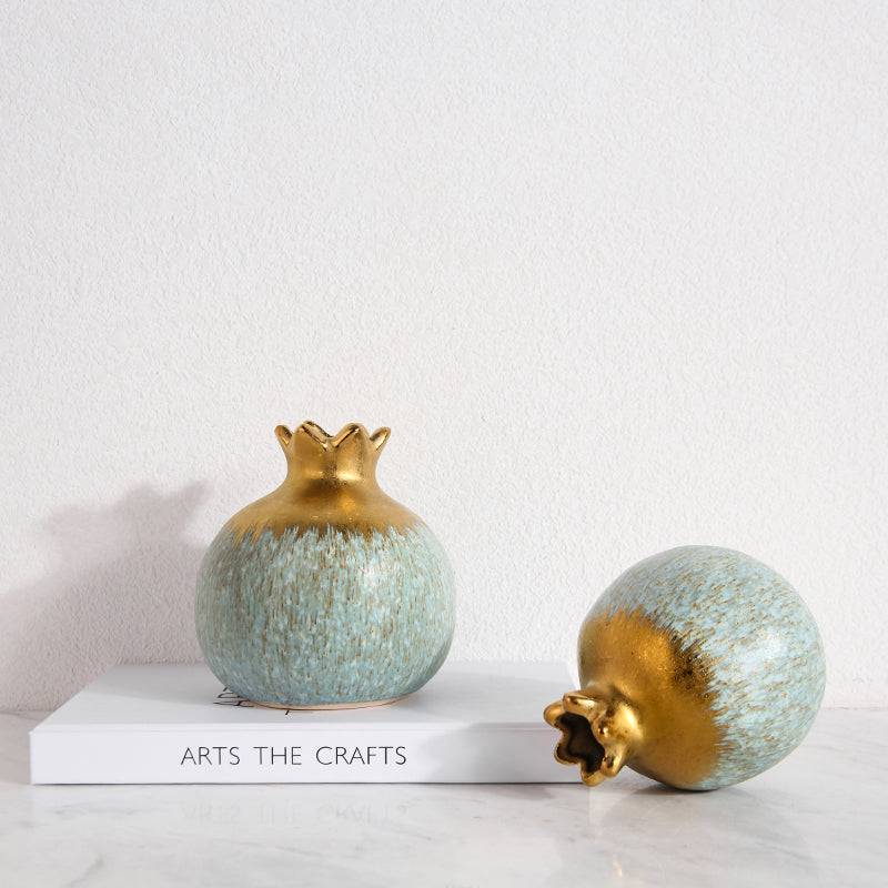 Green Pomegranate Decoration-C Fa-D1972C - Home Decor Figurines - ebarza Furniture UAE | Shop Modern Furniture in Abu Dhabi & Dubai - مفروشات ايبازرا في الامارات | تسوق اثاث عصري وديكورات مميزة في دبي وابوظبي