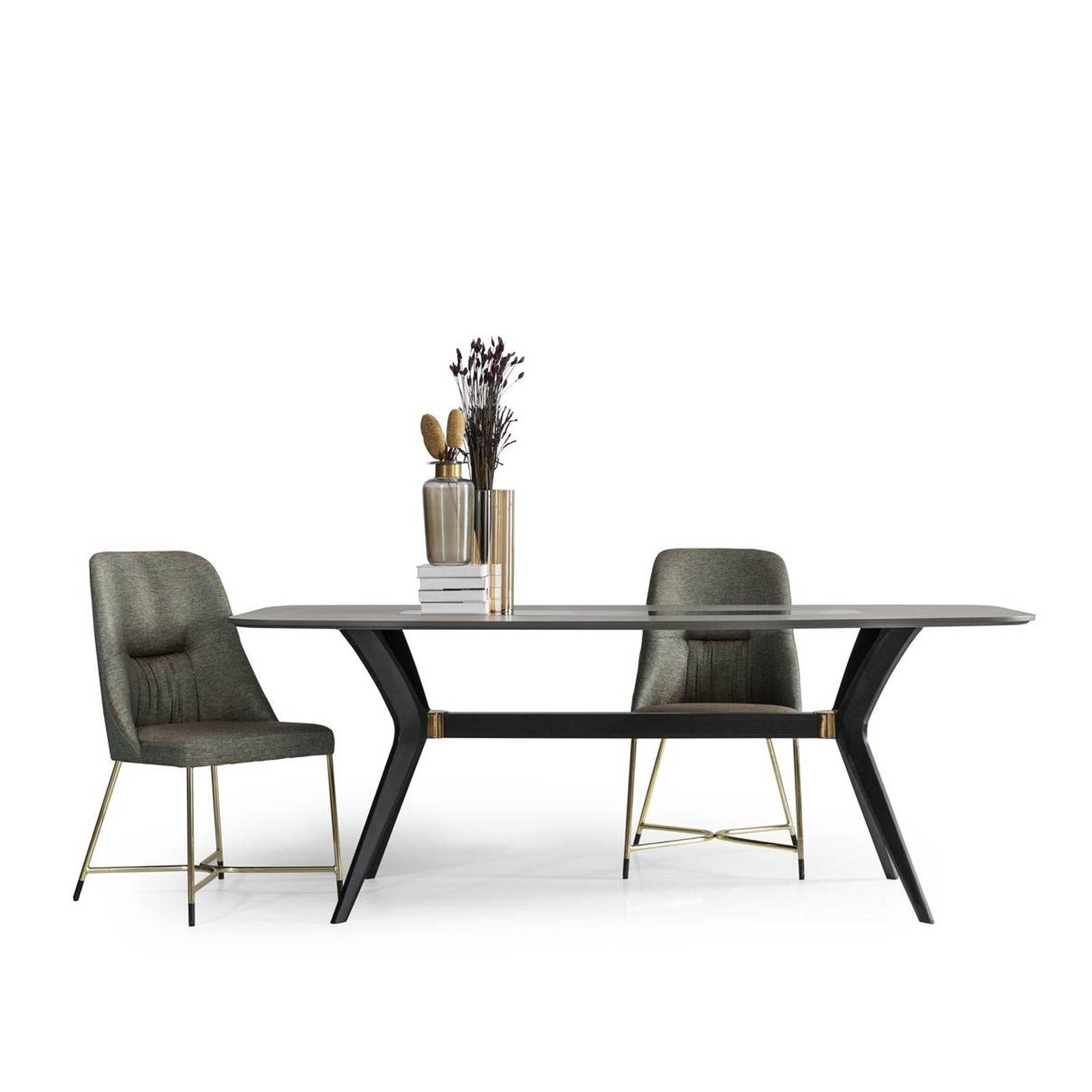 Grey Dining Chair Diva015-Chair - Chairs - ebarza Furniture UAE | Shop Modern Furniture in Abu Dhabi & Dubai - مفروشات ايبازرا في الامارات | تسوق اثاث عصري وديكورات مميزة في دبي وابوظبي