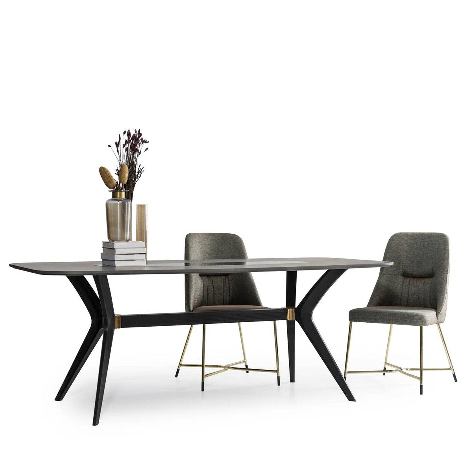 Grey Dining Chair Diva015-Chair - Chairs - ebarza Furniture UAE | Shop Modern Furniture in Abu Dhabi & Dubai - مفروشات ايبازرا في الامارات | تسوق اثاث عصري وديكورات مميزة في دبي وابوظبي