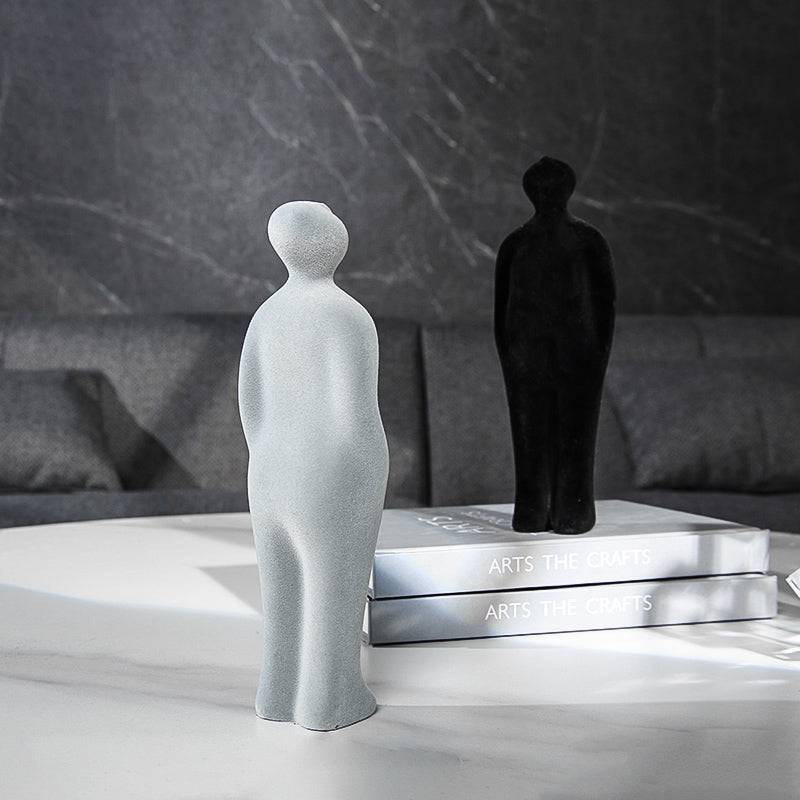 Grey Figure Decoration-A Fa-Sz2013A - Home Decor Figurines - ebarza Furniture UAE | Shop Modern Furniture in Abu Dhabi & Dubai - مفروشات ايبازرا في الامارات | تسوق اثاث عصري وديكورات مميزة في دبي وابوظبي