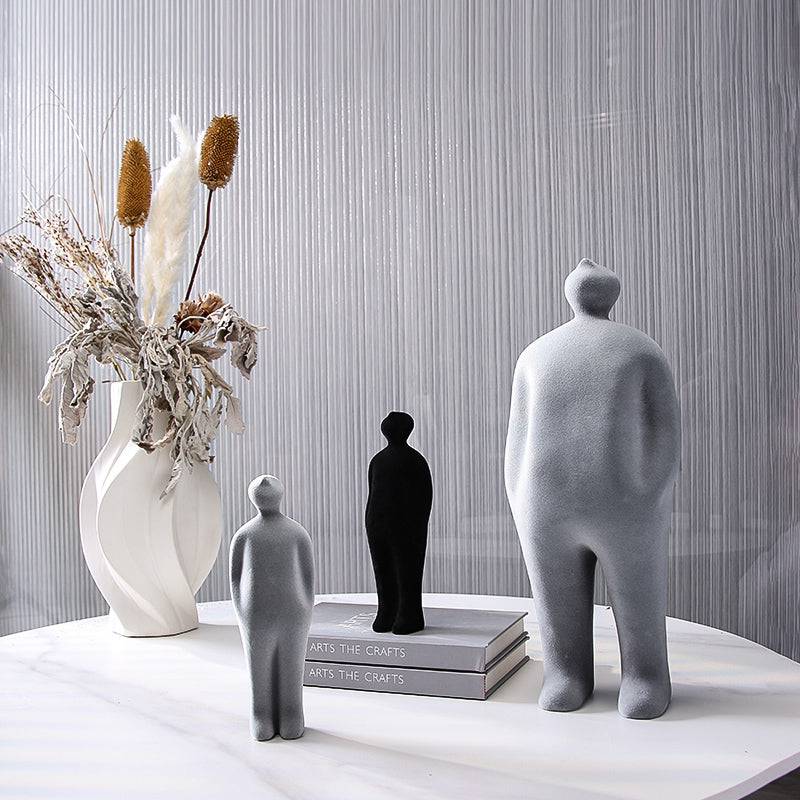 Grey Figure Decoration-B Fa-Sz2013B - Home Decor Figurines - ebarza Furniture UAE | Shop Modern Furniture in Abu Dhabi & Dubai - مفروشات ايبازرا في الامارات | تسوق اثاث عصري وديكورات مميزة في دبي وابوظبي