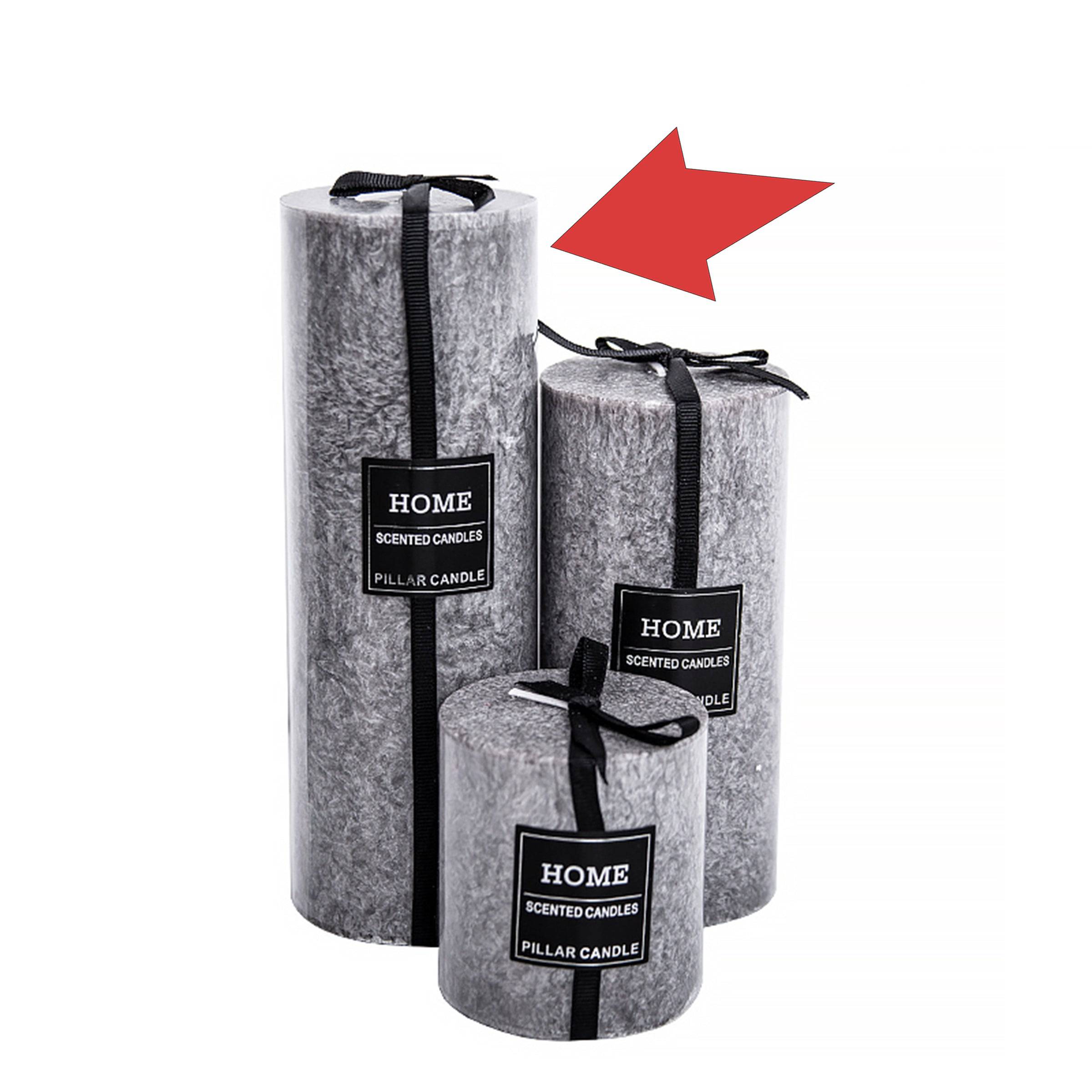 Grey Ice Grain Candle-A Fc-Xy2004A - Candles - ebarza Furniture UAE | Shop Modern Furniture in Abu Dhabi & Dubai - مفروشات ايبازرا في الامارات | تسوق اثاث عصري وديكورات مميزة في دبي وابوظبي