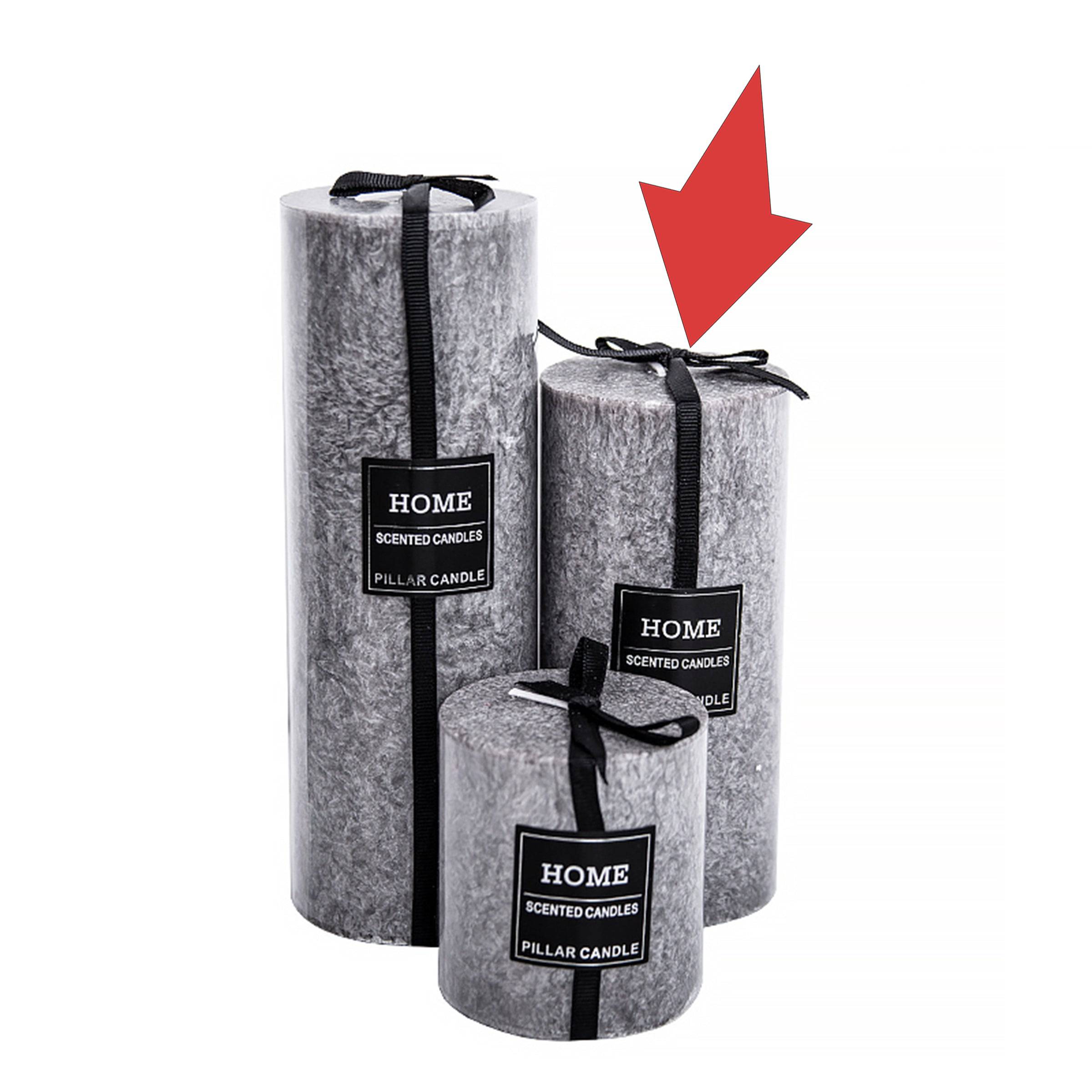 Grey Ice Grain Candle-B Fc-Xy2004B - Candles - ebarza Furniture UAE | Shop Modern Furniture in Abu Dhabi & Dubai - مفروشات ايبازرا في الامارات | تسوق اثاث عصري وديكورات مميزة في دبي وابوظبي