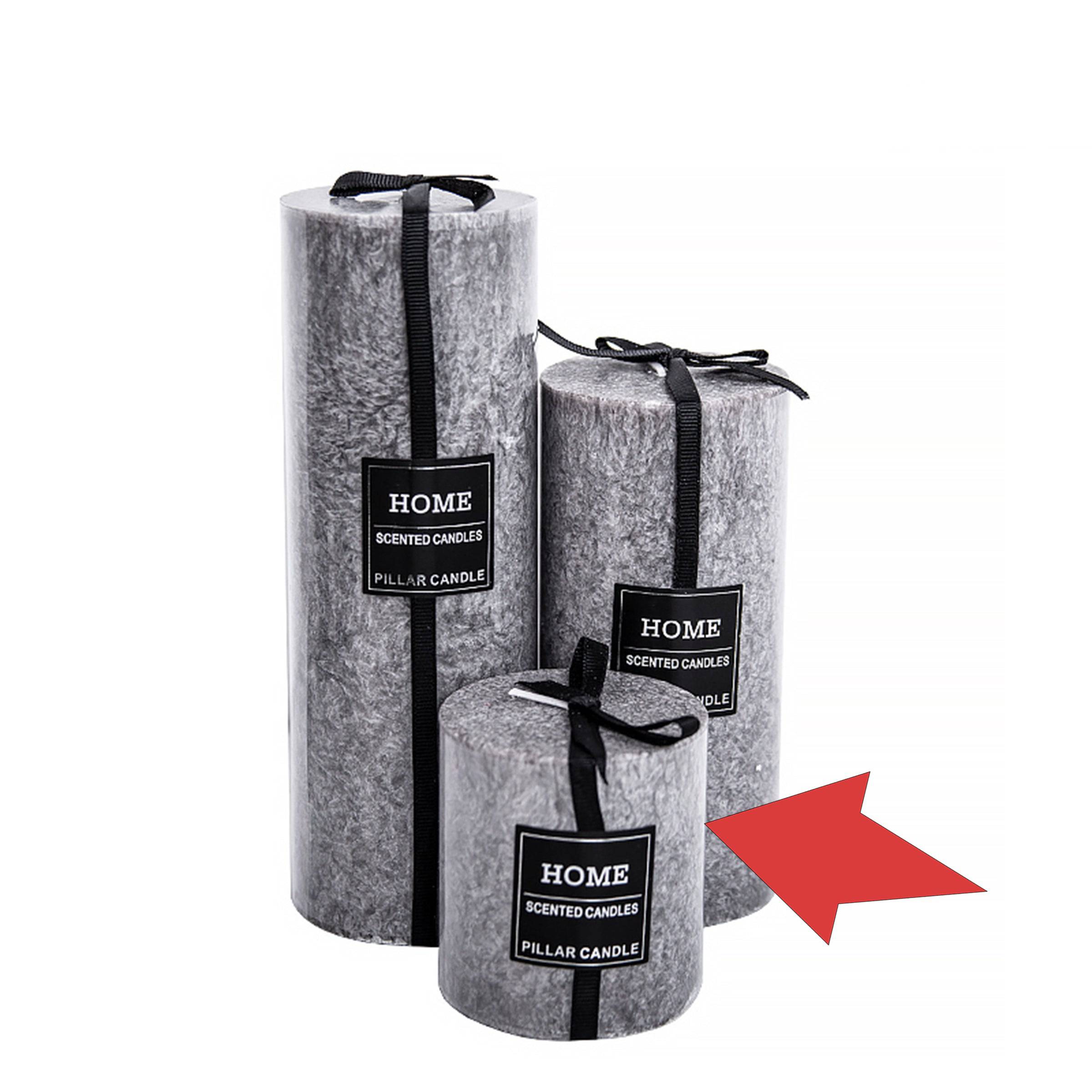 Grey Ice Grain Candle-C Fc-Xy2004C - Candles - ebarza Furniture UAE | Shop Modern Furniture in Abu Dhabi & Dubai - مفروشات ايبازرا في الامارات | تسوق اثاث عصري وديكورات مميزة في دبي وابوظبي