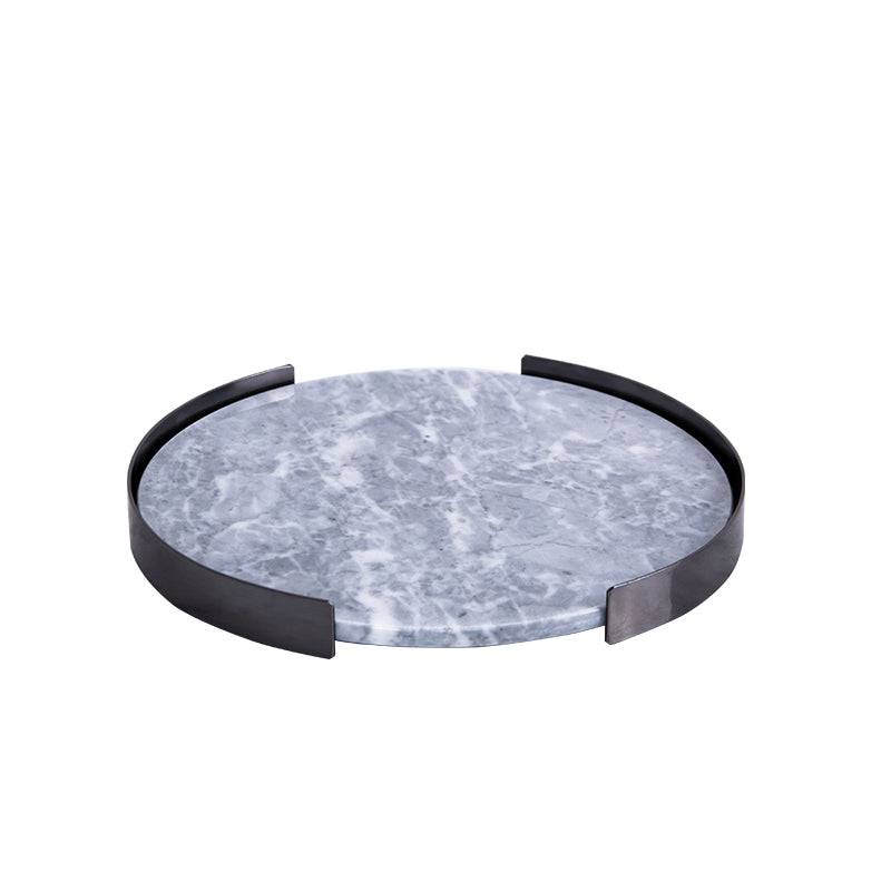 Grey Marble Tray-B Fb-T2018B - Trays - ebarza Furniture UAE | Shop Modern Furniture in Abu Dhabi & Dubai - مفروشات ايبازرا في الامارات | تسوق اثاث عصري وديكورات مميزة في دبي وابوظبي