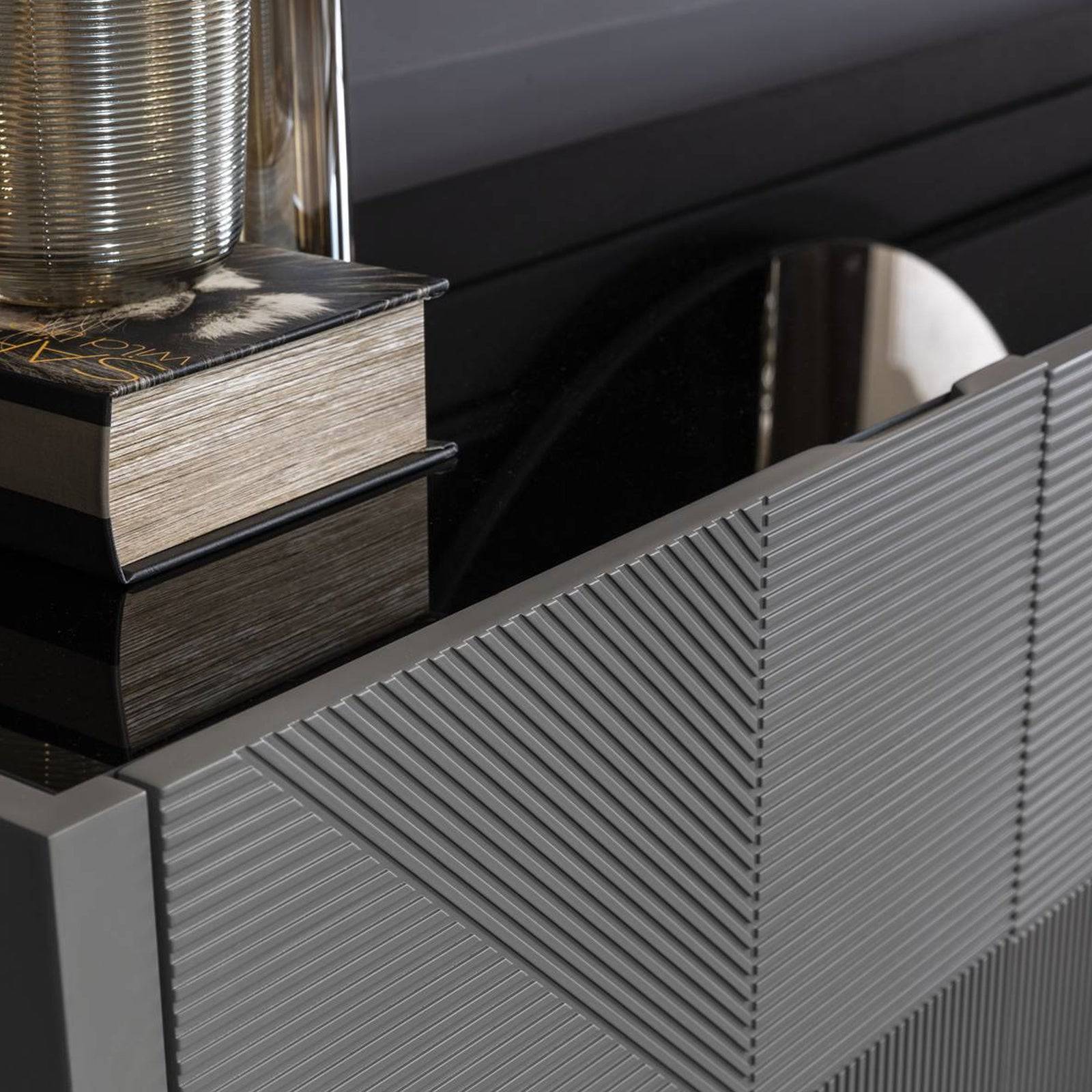 Grey Sideboard Diva099-Cons - Sideboards - ebarza Furniture UAE | Shop Modern Furniture in Abu Dhabi & Dubai - مفروشات ايبازرا في الامارات | تسوق اثاث عصري وديكورات مميزة في دبي وابوظبي