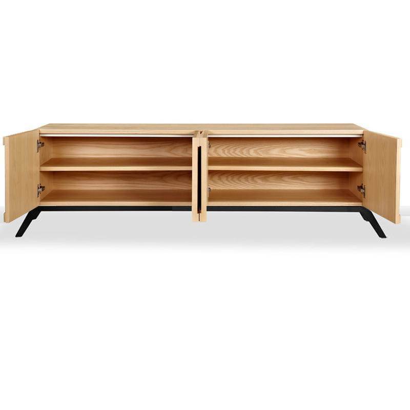 Haderslev 165Cm Tv Unit/Cabinet Bp6020 Bsg15131A-N - TV Units - ebarza Furniture UAE | Shop Modern Furniture in Abu Dhabi & Dubai - مفروشات ايبازرا في الامارات | تسوق اثاث عصري وديكورات مميزة في دبي وابوظبي