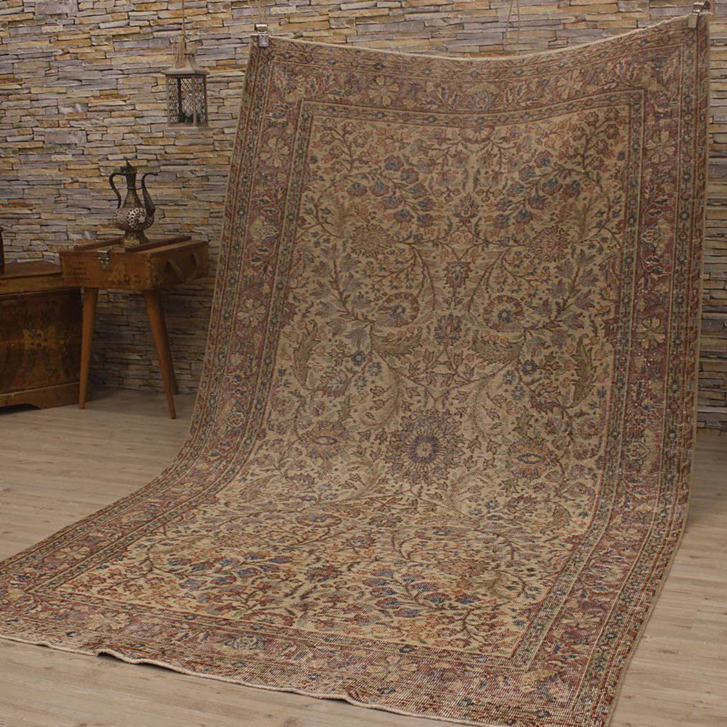 Hali 165X265 Cm Bursa Handmade Over Dyed Rug 2342 - Rugs - ebarza Furniture UAE | Shop Modern Furniture in Abu Dhabi & Dubai - مفروشات ايبازرا في الامارات | تسوق اثاث عصري وديكورات مميزة في دبي وابوظبي
