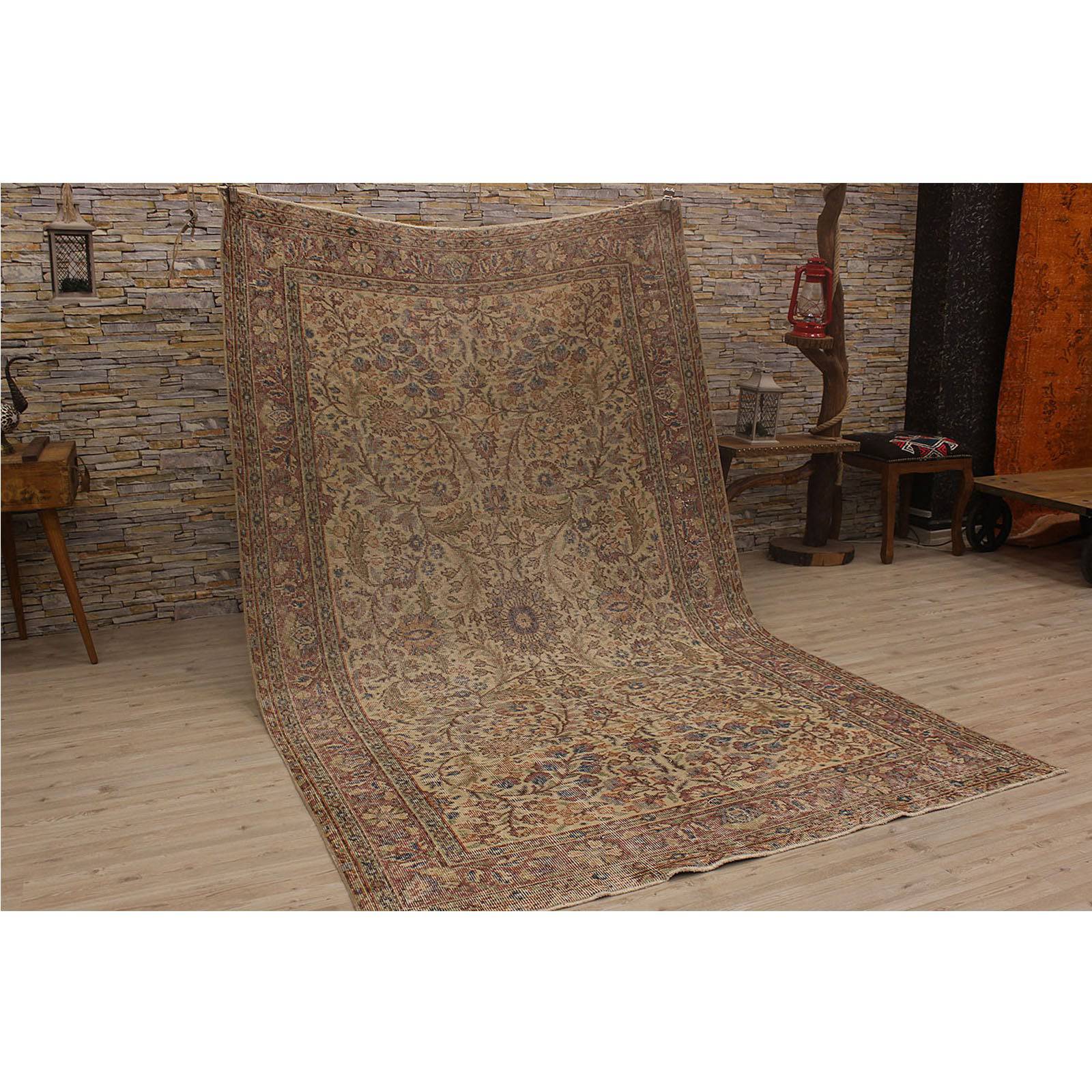 Hali 165X265 Cm Bursa Handmade Over Dyed Rug 2342 - Rugs - ebarza Furniture UAE | Shop Modern Furniture in Abu Dhabi & Dubai - مفروشات ايبازرا في الامارات | تسوق اثاث عصري وديكورات مميزة في دبي وابوظبي