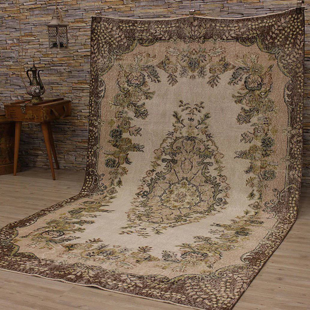 Hali 166X269 Cm Bursa Handmade Over Dyed Rug 2371 -  Rugs - ebarza Furniture UAE | Shop Modern Furniture in Abu Dhabi & Dubai - مفروشات ايبازرا في الامارات | تسوق اثاث عصري وديكورات مميزة في دبي وابوظبي