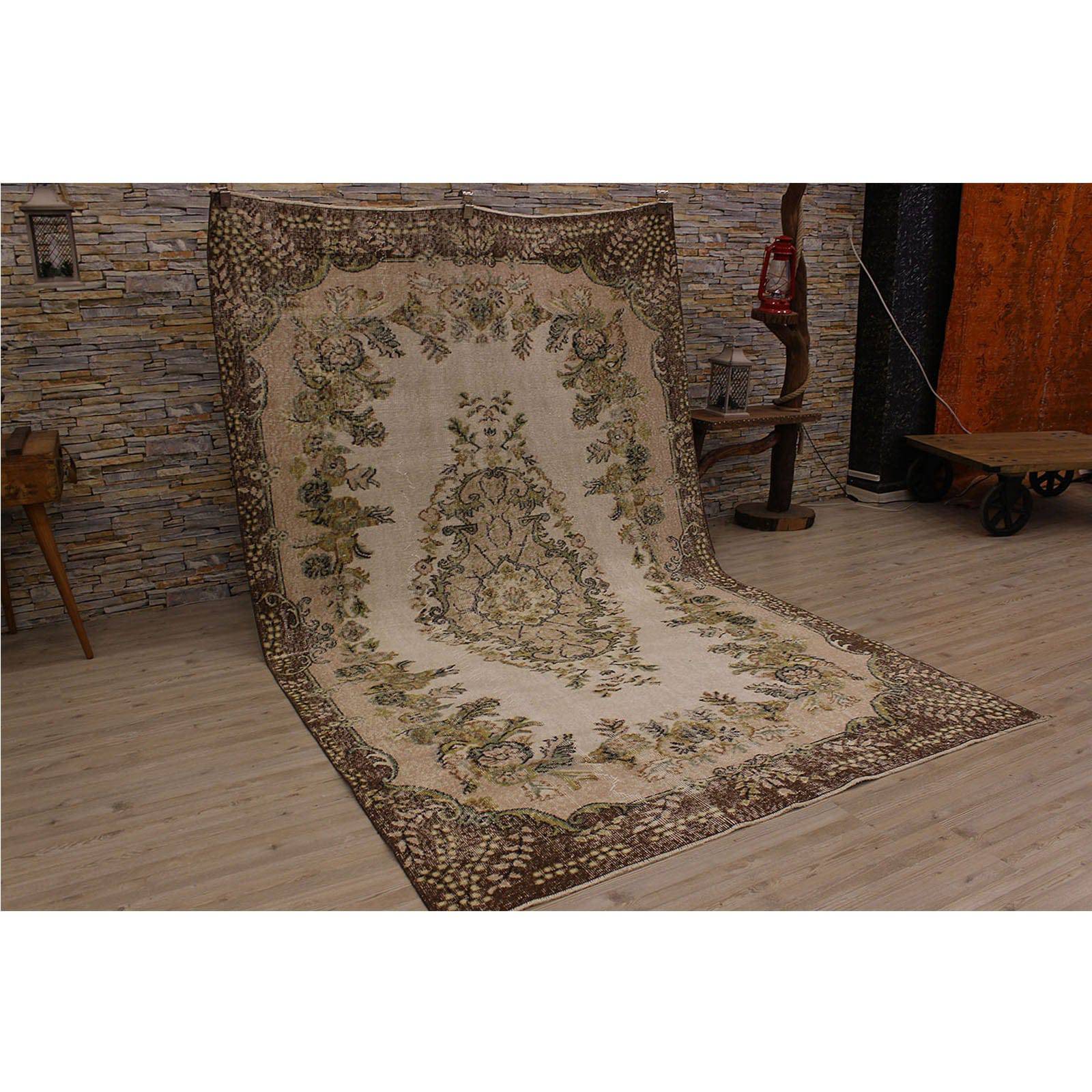 Hali 166X269 Cm Bursa Handmade Over Dyed Rug 2371 -  Rugs - ebarza Furniture UAE | Shop Modern Furniture in Abu Dhabi & Dubai - مفروشات ايبازرا في الامارات | تسوق اثاث عصري وديكورات مميزة في دبي وابوظبي
