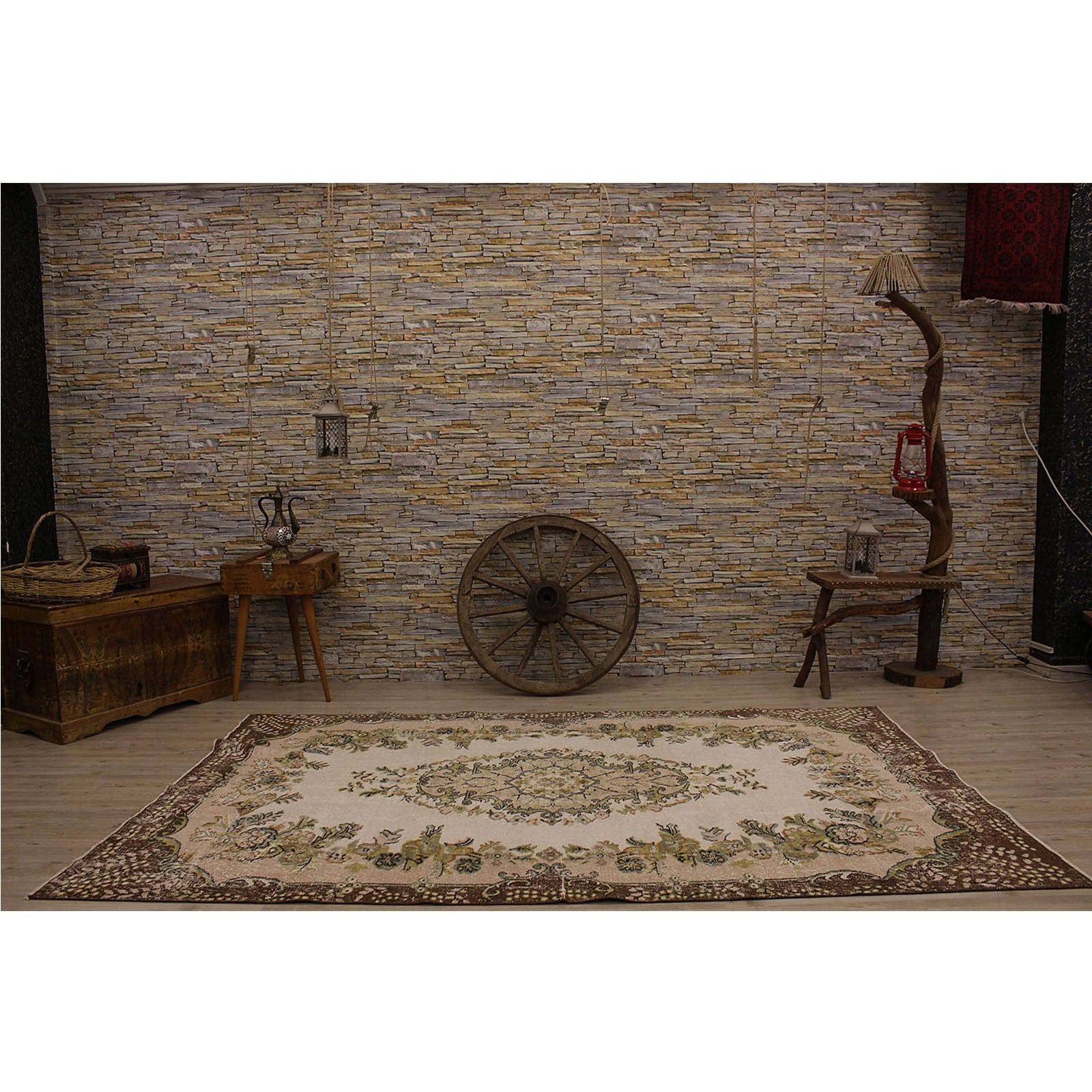 Hali 166X269 Cm Bursa Handmade Over Dyed Rug 2371 -  Rugs - ebarza Furniture UAE | Shop Modern Furniture in Abu Dhabi & Dubai - مفروشات ايبازرا في الامارات | تسوق اثاث عصري وديكورات مميزة في دبي وابوظبي