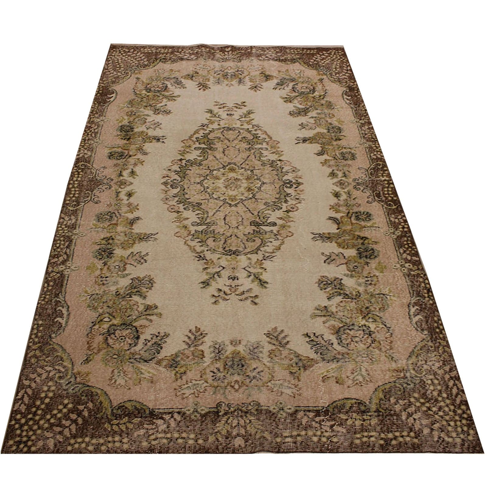 Hali 166X269 Cm Bursa Handmade Over Dyed Rug 2371 -  Rugs - ebarza Furniture UAE | Shop Modern Furniture in Abu Dhabi & Dubai - مفروشات ايبازرا في الامارات | تسوق اثاث عصري وديكورات مميزة في دبي وابوظبي