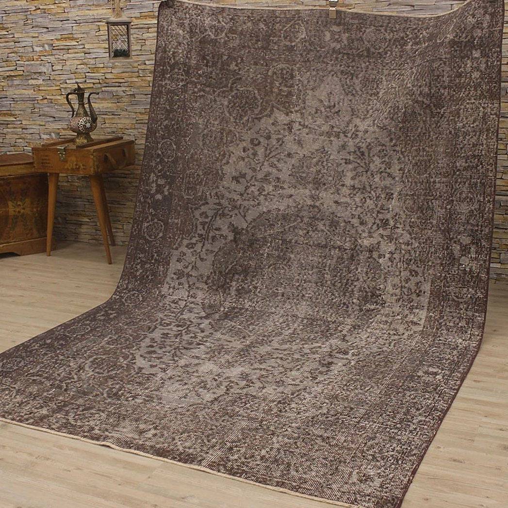 Hali 170X267  Cm Bursa Handmade Over Dyed Rug  2359 -  Rugs - ebarza Furniture UAE | Shop Modern Furniture in Abu Dhabi & Dubai - مفروشات ايبازرا في الامارات | تسوق اثاث عصري وديكورات مميزة في دبي وابوظبي
