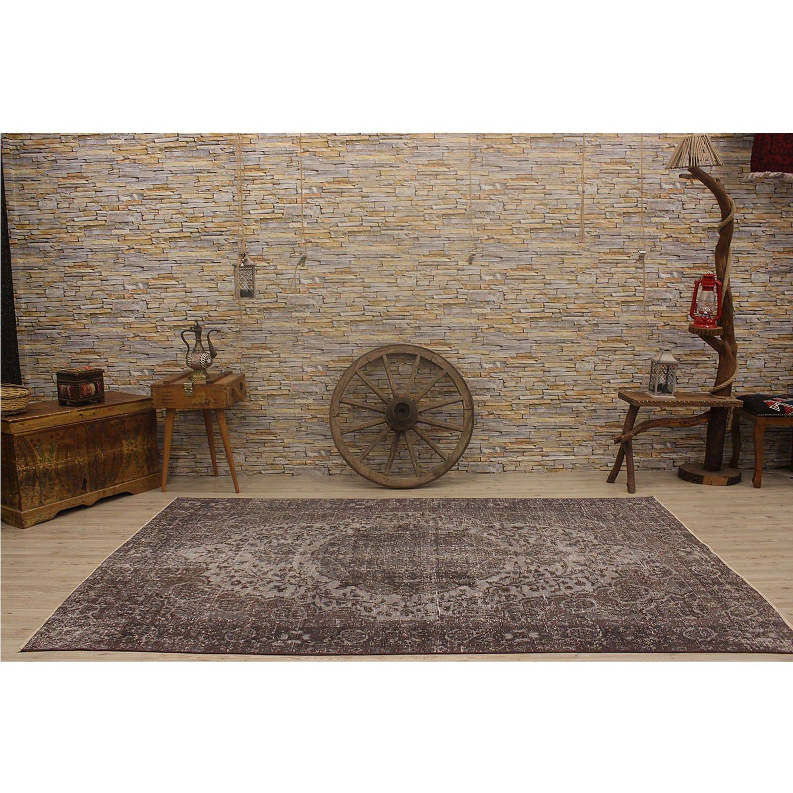 Hali 170X267 Cm Bursa Handmade Over Dyed Rug 2359 - Rugs - ebarza Furniture UAE | Shop Modern Furniture in Abu Dhabi & Dubai - مفروشات ايبازرا في الامارات | تسوق اثاث عصري وديكورات مميزة في دبي وابوظبي