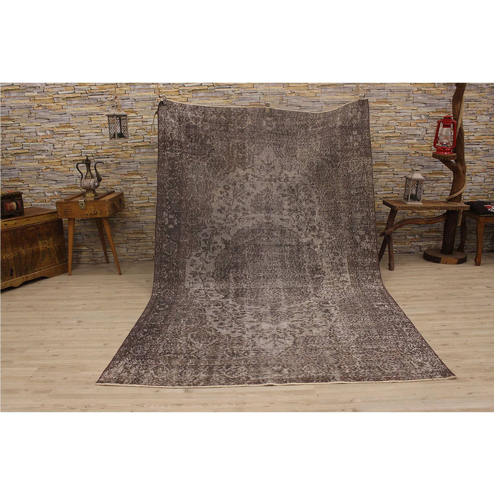 Hali 170X267  Cm Bursa Handmade Over Dyed Rug  2359 -  Rugs - ebarza Furniture UAE | Shop Modern Furniture in Abu Dhabi & Dubai - مفروشات ايبازرا في الامارات | تسوق اثاث عصري وديكورات مميزة في دبي وابوظبي