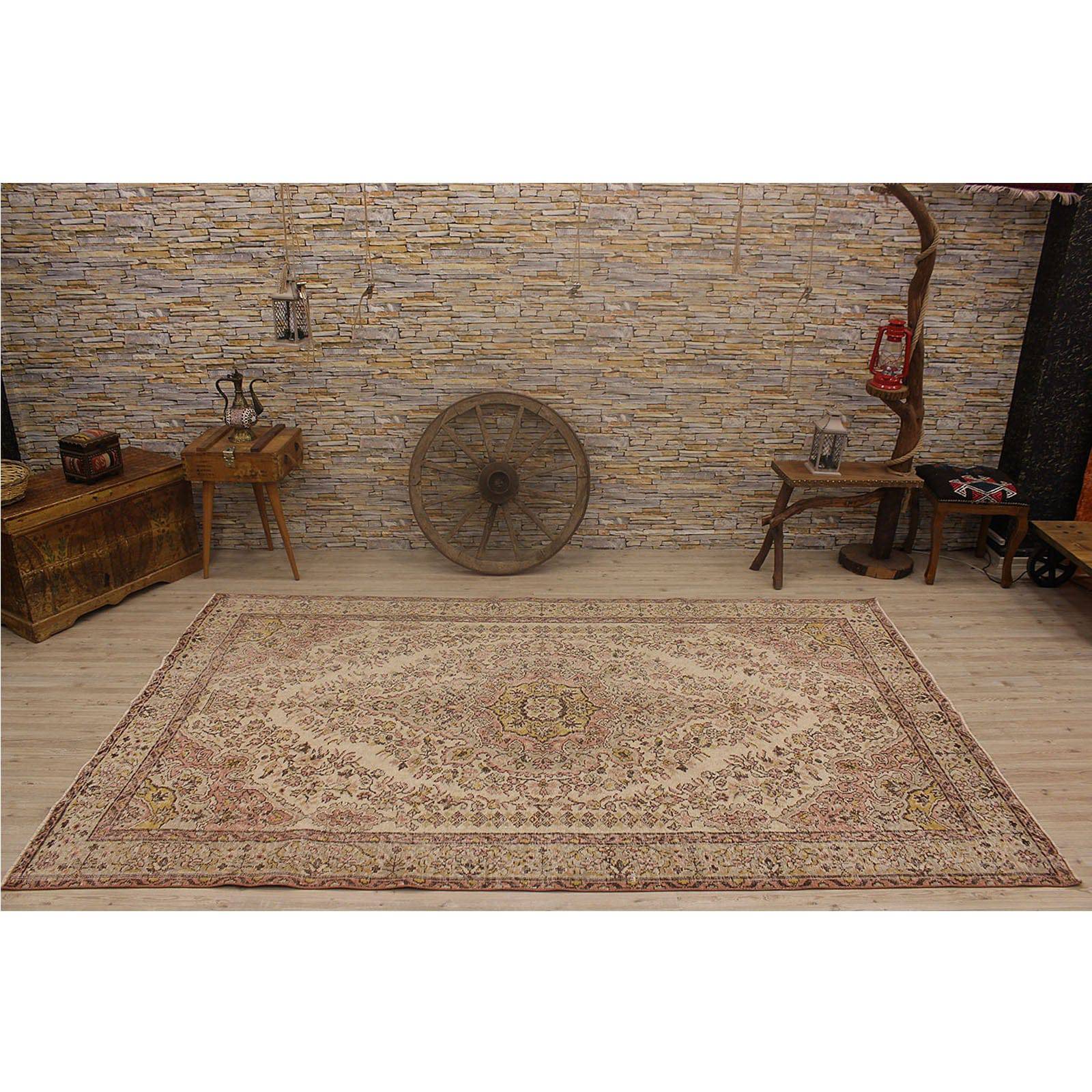 Hali 184X301 Cm Bursa Handmade Over Dyed Rug 2362 -  Rugs - ebarza Furniture UAE | Shop Modern Furniture in Abu Dhabi & Dubai - مفروشات ايبازرا في الامارات | تسوق اثاث عصري وديكورات مميزة في دبي وابوظبي