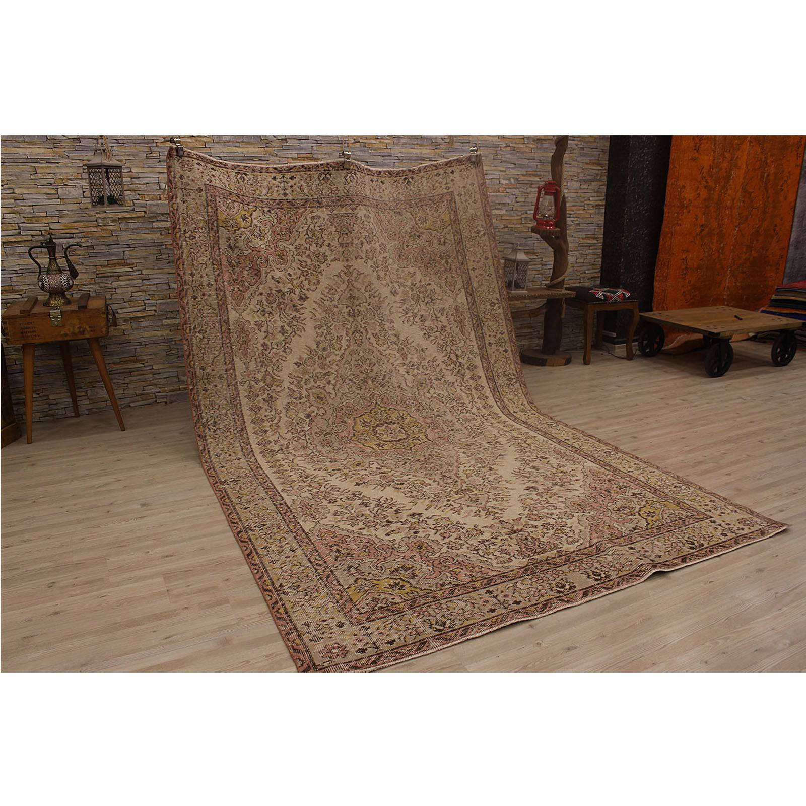 Hali 184X301 Cm Bursa Handmade Over Dyed Rug 2362 -  Rugs - ebarza Furniture UAE | Shop Modern Furniture in Abu Dhabi & Dubai - مفروشات ايبازرا في الامارات | تسوق اثاث عصري وديكورات مميزة في دبي وابوظبي