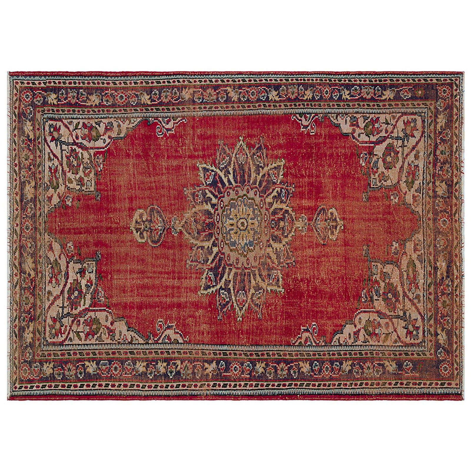 Hali 202X282  Cm Bursa Handmade Over Dyed Rug  2038 -  Rugs - ebarza Furniture UAE | Shop Modern Furniture in Abu Dhabi & Dubai - مفروشات ايبازرا في الامارات | تسوق اثاث عصري وديكورات مميزة في دبي وابوظبي