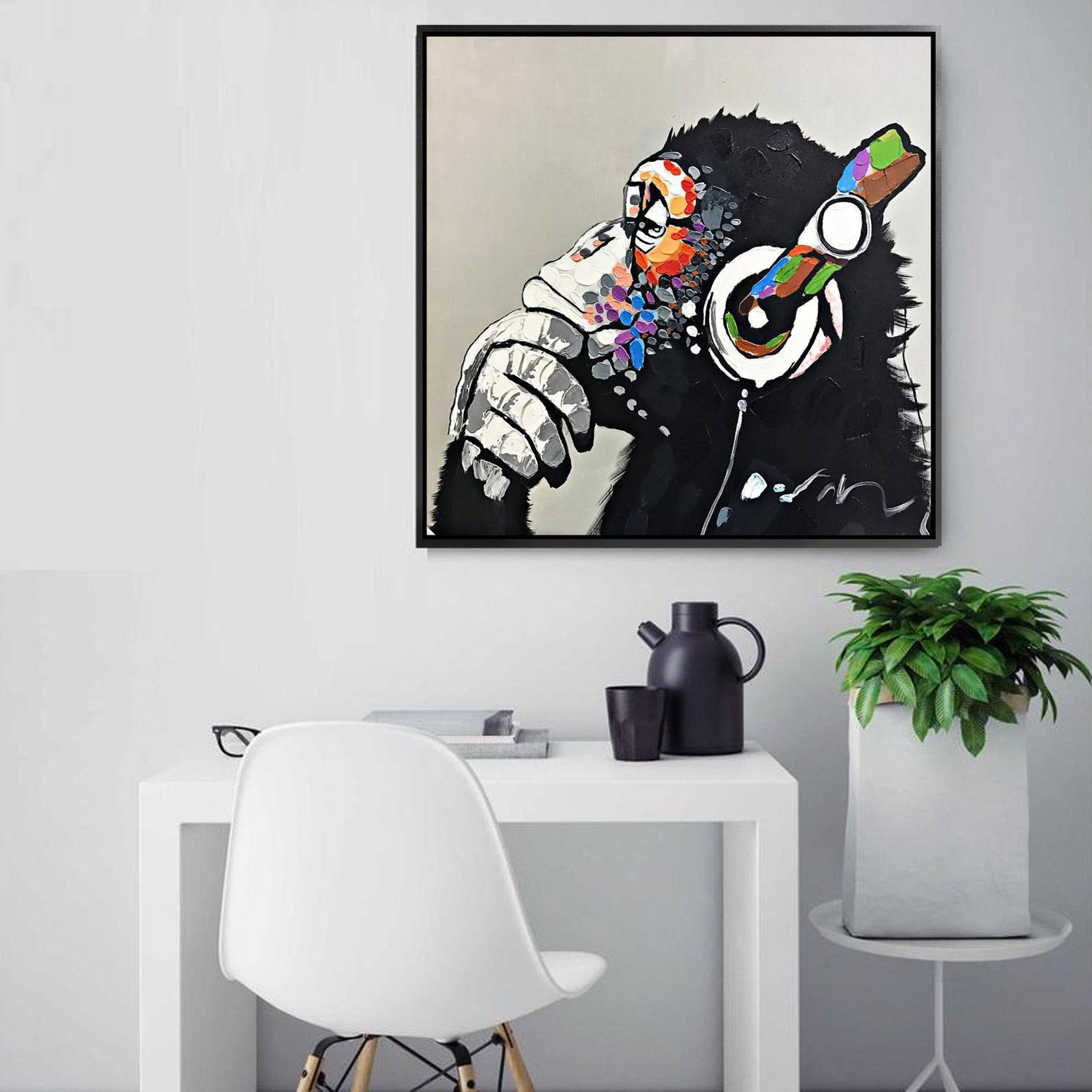 Hand Painted Art Painting With Frame 65X65 Cm Pnm002S-Soap0004 - Paintings - ebarza Furniture UAE | Shop Modern Furniture in Abu Dhabi & Dubai - مفروشات ايبازرا في الامارات | تسوق اثاث عصري وديكورات مميزة في دبي وابوظبي