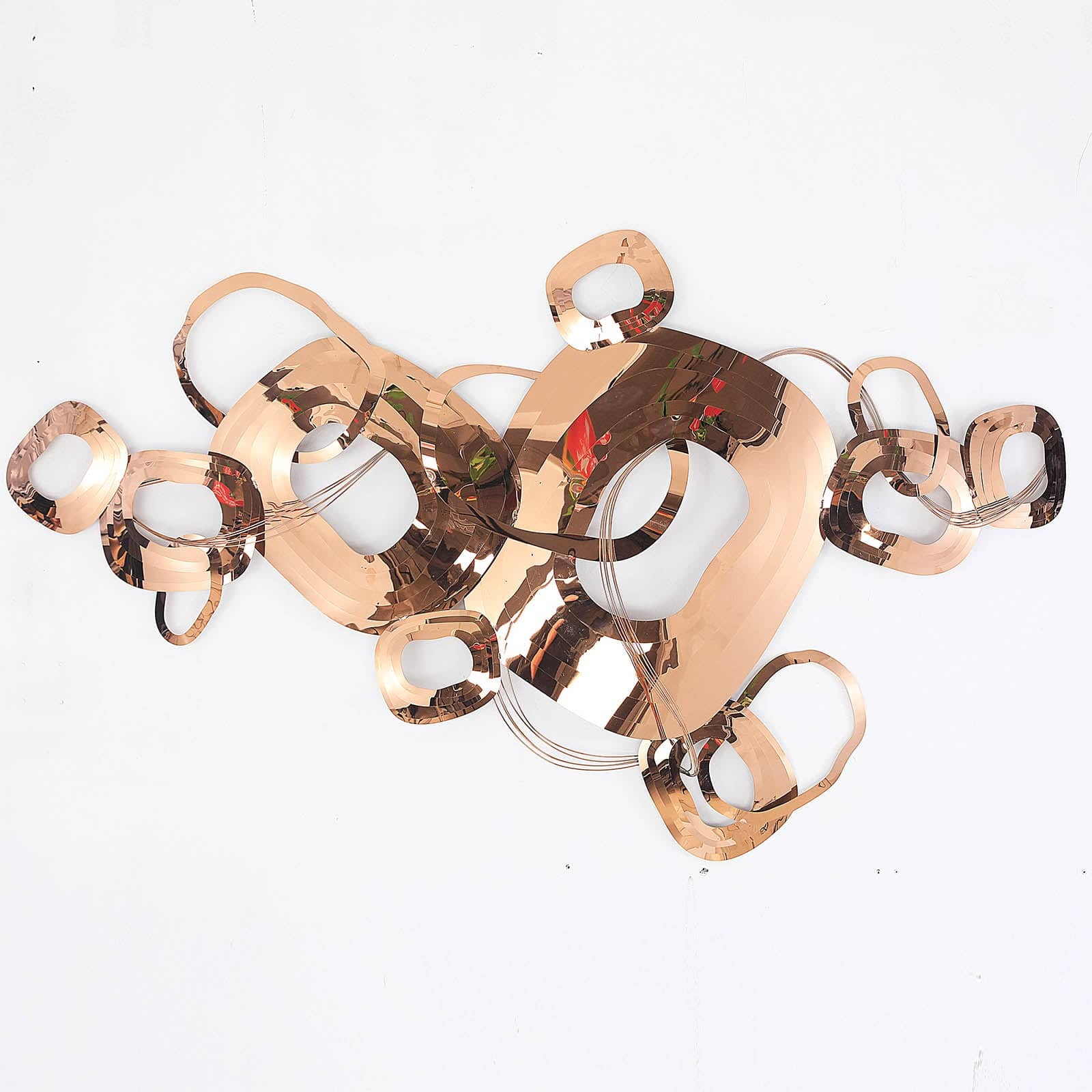 Display Item - Handcrafted Stainless Steel Artwork Z08006-Rg-Nakheel -  DISPLAY ITEM - ebarza Furniture UAE | Shop Modern Furniture in Abu Dhabi & Dubai - مفروشات ايبازرا في الامارات | تسوق اثاث عصري وديكورات مميزة في دبي وابوظبي