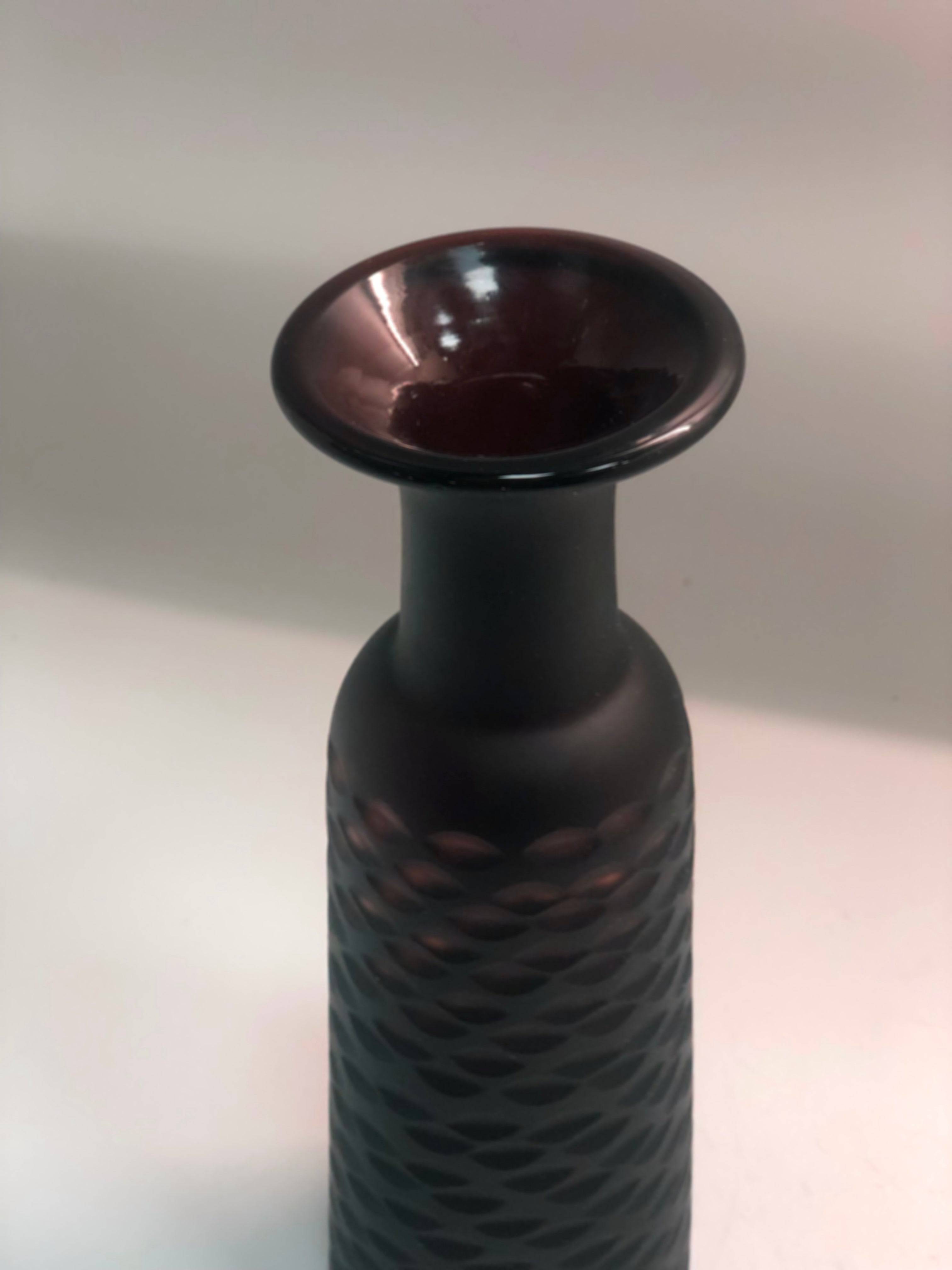 Handmade Balloton Glass Vase 15197-465-Choco - Vases - ebarza Furniture UAE | Shop Modern Furniture in Abu Dhabi & Dubai - مفروشات ايبازرا في الامارات | تسوق اثاث عصري وديكورات مميزة في دبي وابوظبي