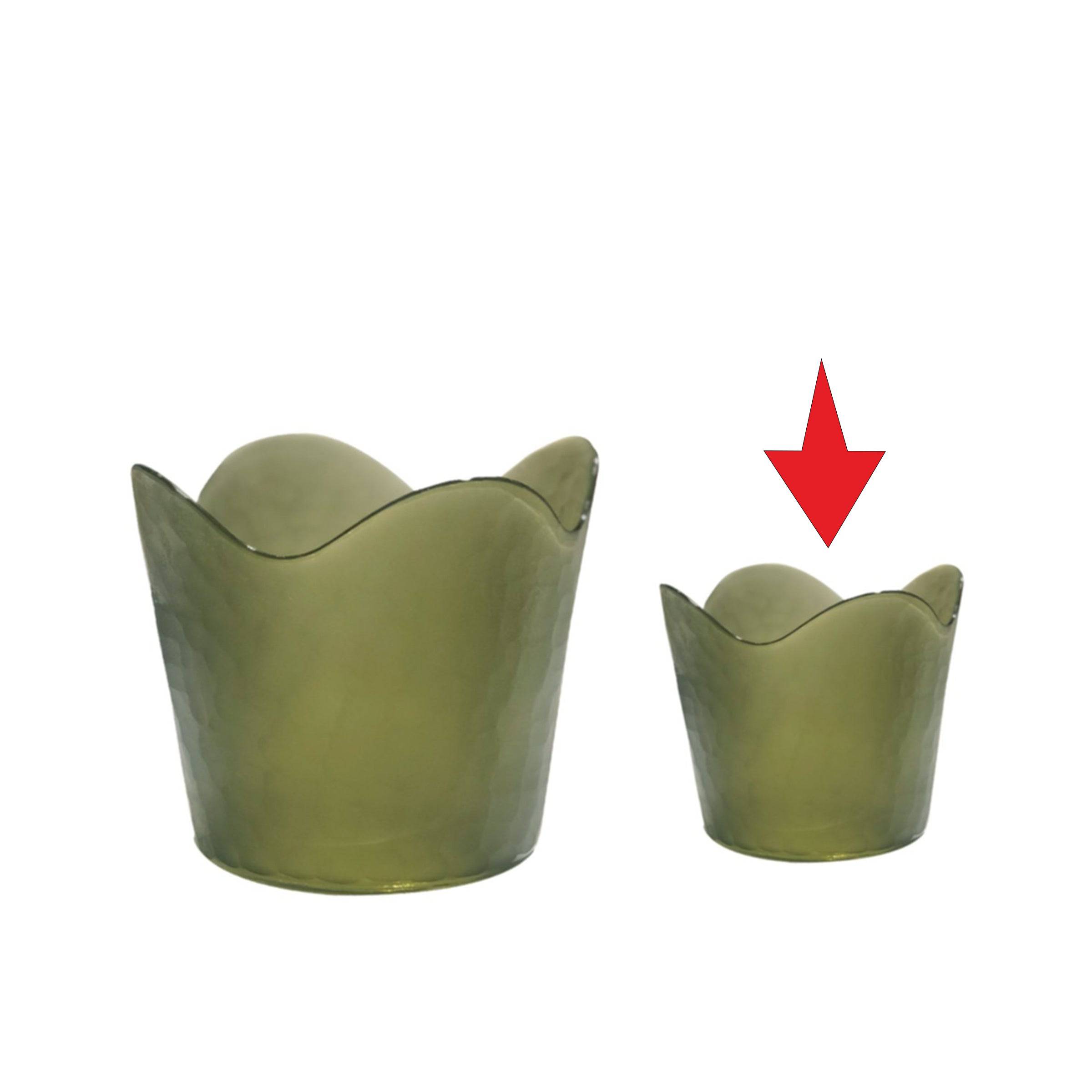 Handmade Balloton Glass Vase A0234-110-Gray -  Vases - ebarza Furniture UAE | Shop Modern Furniture in Abu Dhabi & Dubai - مفروشات ايبازرا في الامارات | تسوق اثاث عصري وديكورات مميزة في دبي وابوظبي