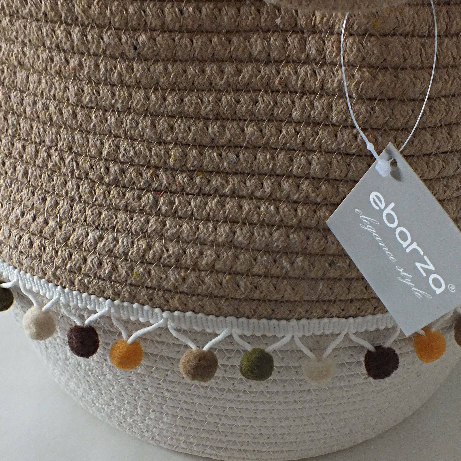 Handmade Basket 190410-014 - Baskets - ebarza Furniture UAE | Shop Modern Furniture in Abu Dhabi & Dubai - مفروشات ايبازرا في الامارات | تسوق اثاث عصري وديكورات مميزة في دبي وابوظبي