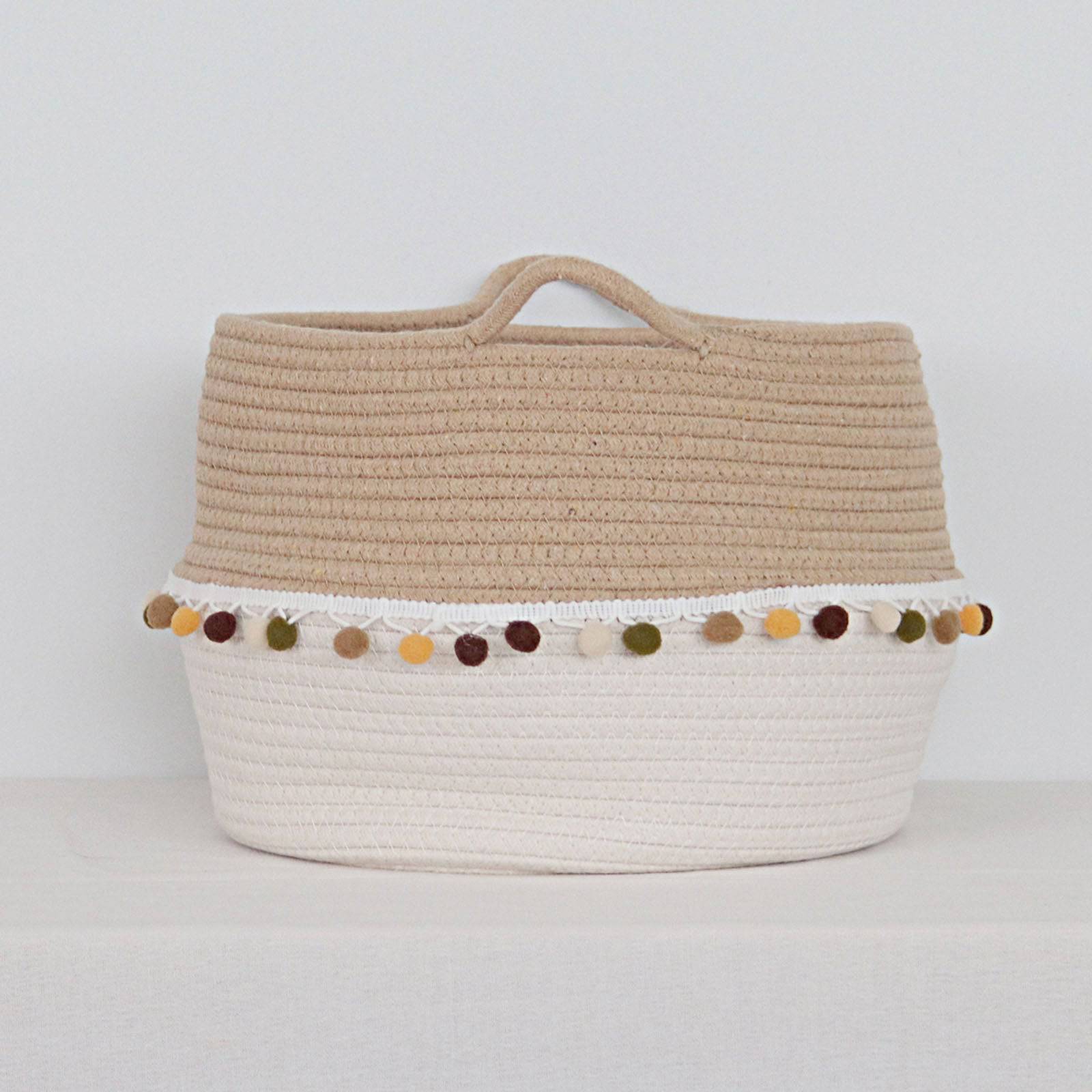 Handmade Basket 190410-014 - Baskets - ebarza Furniture UAE | Shop Modern Furniture in Abu Dhabi & Dubai - مفروشات ايبازرا في الامارات | تسوق اثاث عصري وديكورات مميزة في دبي وابوظبي