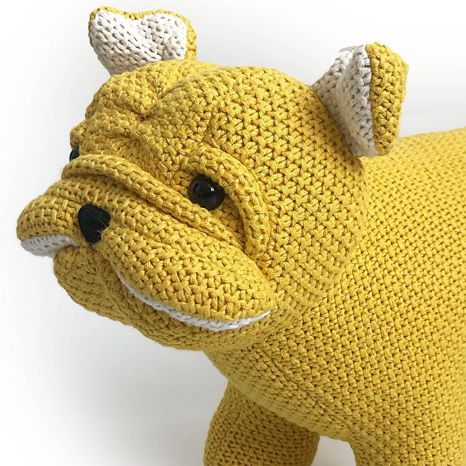 Handmade Cute Bulldog Decorative Lt-M06 - Kids Dolls - ebarza Furniture UAE | Shop Modern Furniture in Abu Dhabi & Dubai - مفروشات ايبازرا في الامارات | تسوق اثاث عصري وديكورات مميزة في دبي وابوظبي