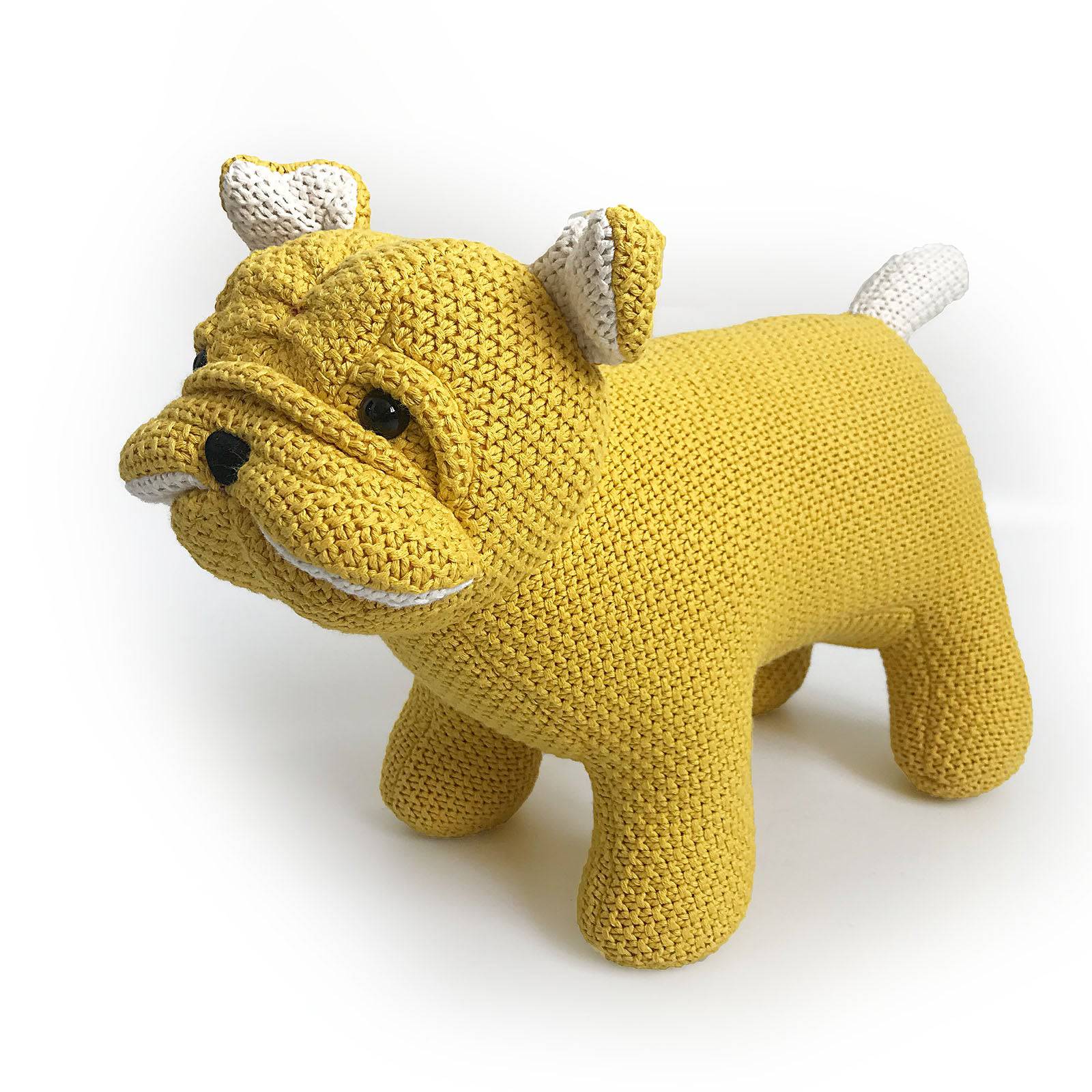 Handmade Cute Bulldog Decorative Lt-M06 - Kids Dolls - ebarza Furniture UAE | Shop Modern Furniture in Abu Dhabi & Dubai - مفروشات ايبازرا في الامارات | تسوق اثاث عصري وديكورات مميزة في دبي وابوظبي