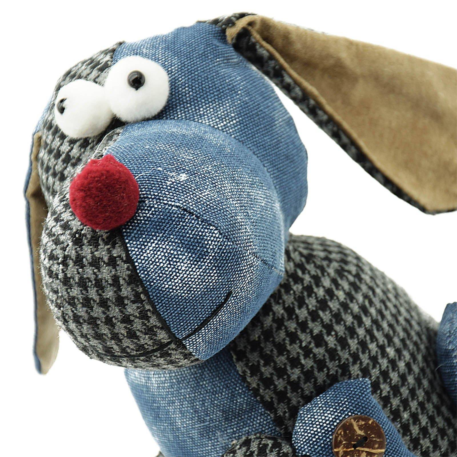 Handmade Cute Dog Decorative Doll/Door Stopper T11088A - Doll/Door stopper - ebarza Furniture UAE | Shop Modern Furniture in Abu Dhabi & Dubai - مفروشات ايبازرا في الامارات | تسوق اثاث عصري وديكورات مميزة في دبي وابوظبي