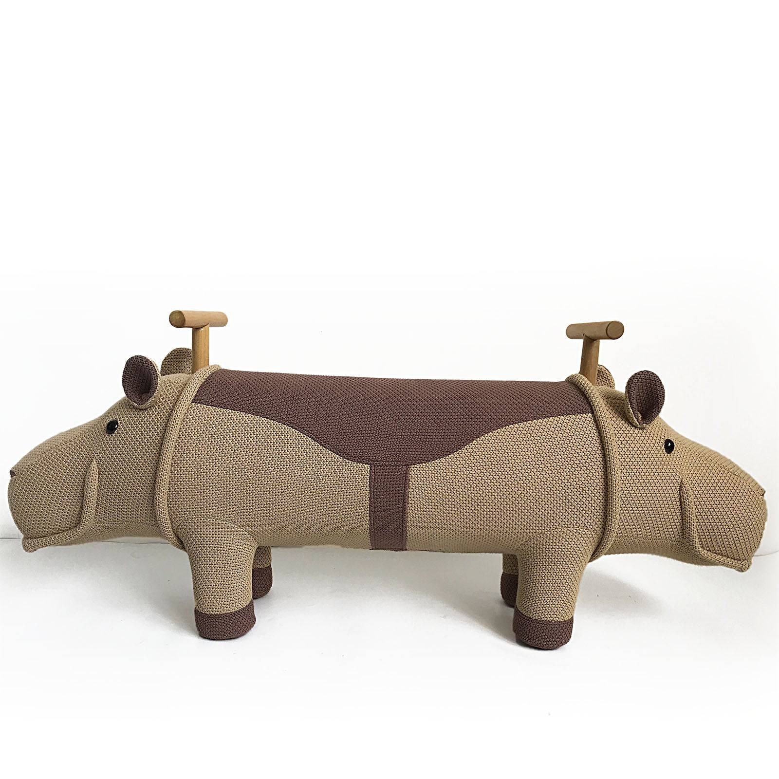 Handmade Cute Double Sided Hippopotamus Decorative Lt-Y21 - Kids Dolls - ebarza Furniture UAE | Shop Modern Furniture in Abu Dhabi & Dubai - مفروشات ايبازرا في الامارات | تسوق اثاث عصري وديكورات مميزة في دبي وابوظبي
