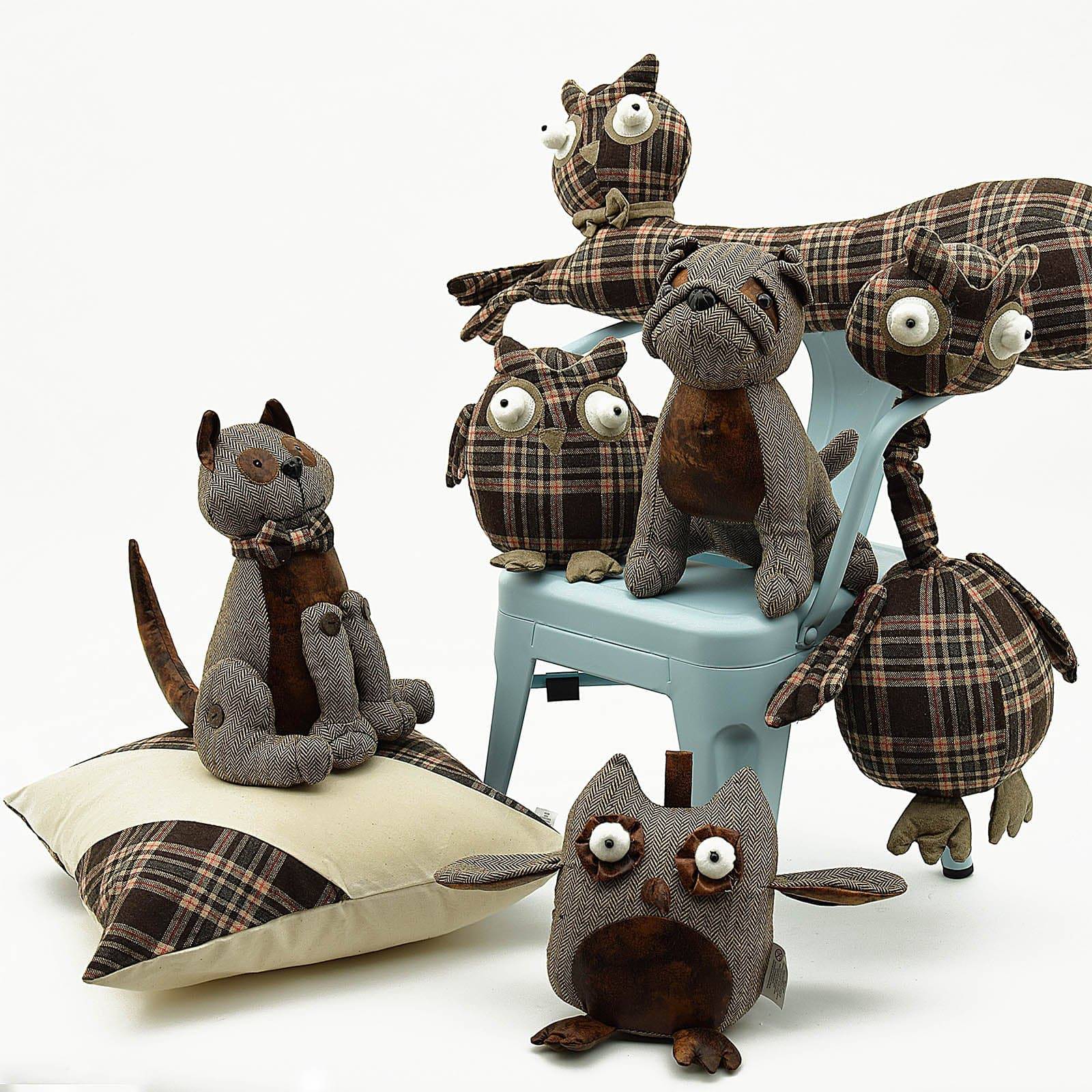 Handmade Cute Owl Decorative Doll/Door Stopper T12204-1 - Doll/Door stopper - ebarza Furniture UAE | Shop Modern Furniture in Abu Dhabi & Dubai - مفروشات ايبازرا في الامارات | تسوق اثاث عصري وديكورات مميزة في دبي وابوظبي