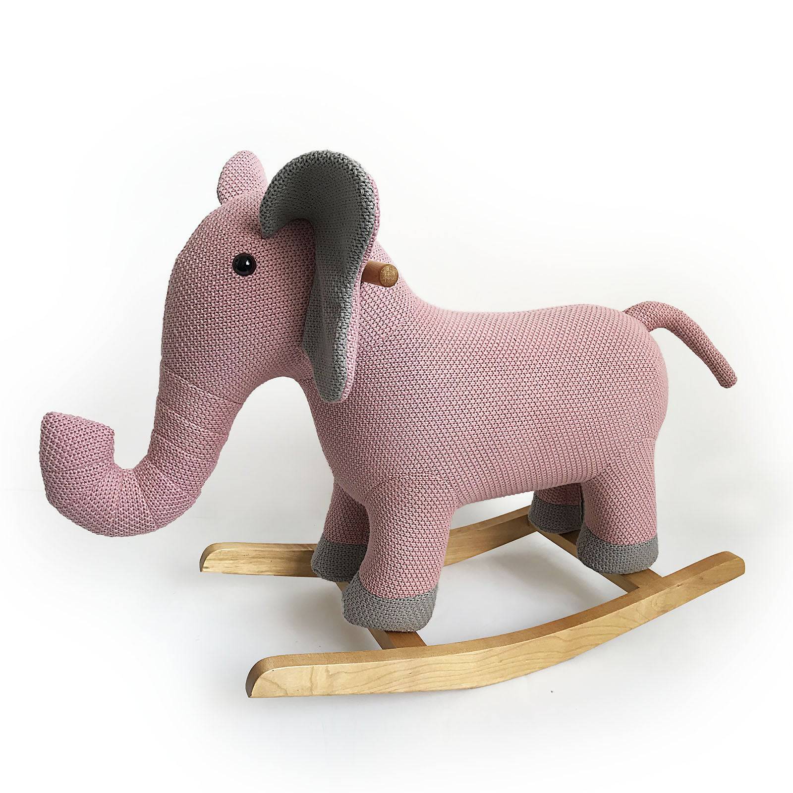 Handmade Cute Rocking Elephant Decorative Lt-Y16 - Kids Dolls - ebarza Furniture UAE | Shop Modern Furniture in Abu Dhabi & Dubai - مفروشات ايبازرا في الامارات | تسوق اثاث عصري وديكورات مميزة في دبي وابوظبي