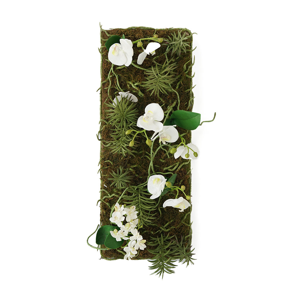 Handmade Decorative Artificial Plant Wall N36520-XG035-WH - Plants - ebarza Furniture UAE | Shop Modern Furniture in Abu Dhabi & Dubai - مفروشات ايبازرا في الامارات | تسوق اثاث عصري وديكورات مميزة في دبي وابوظبي